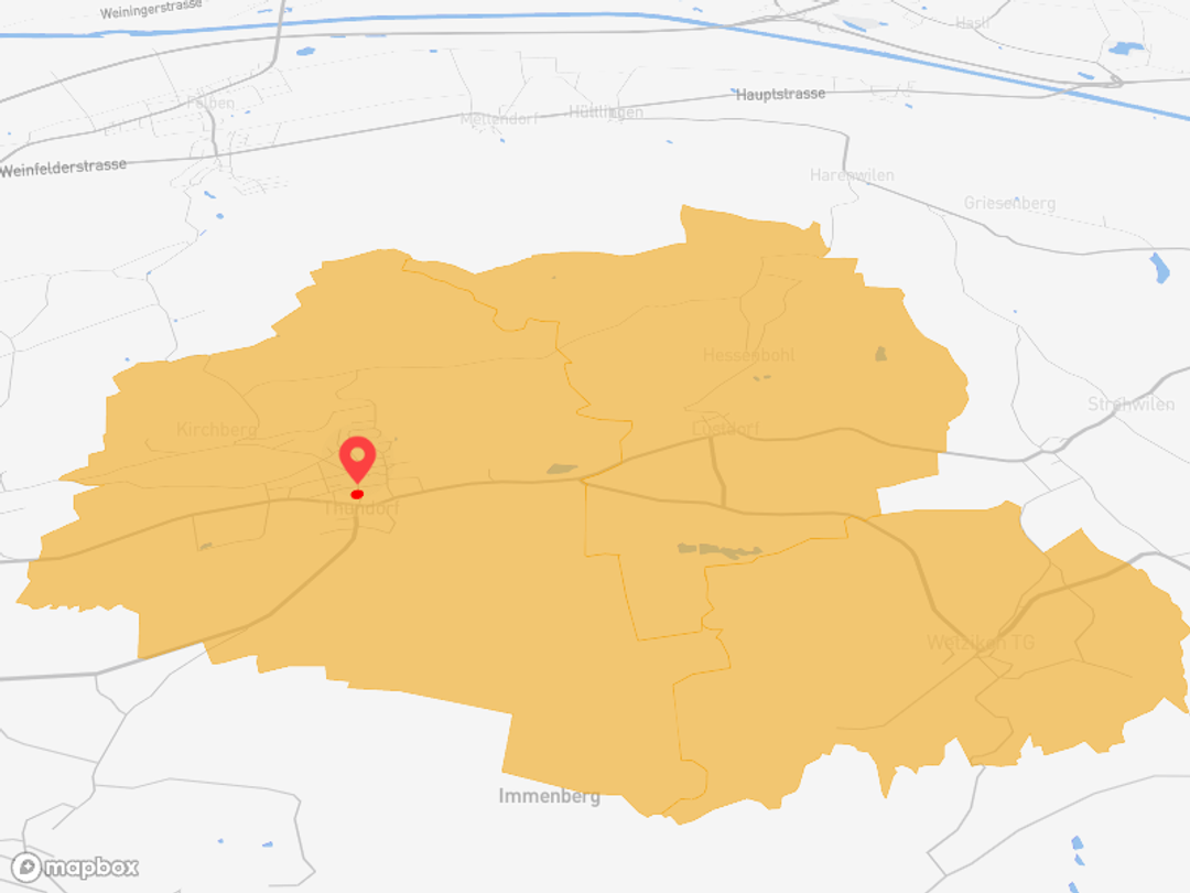Thundorf TG mit ÖV- und A7-Anschluss