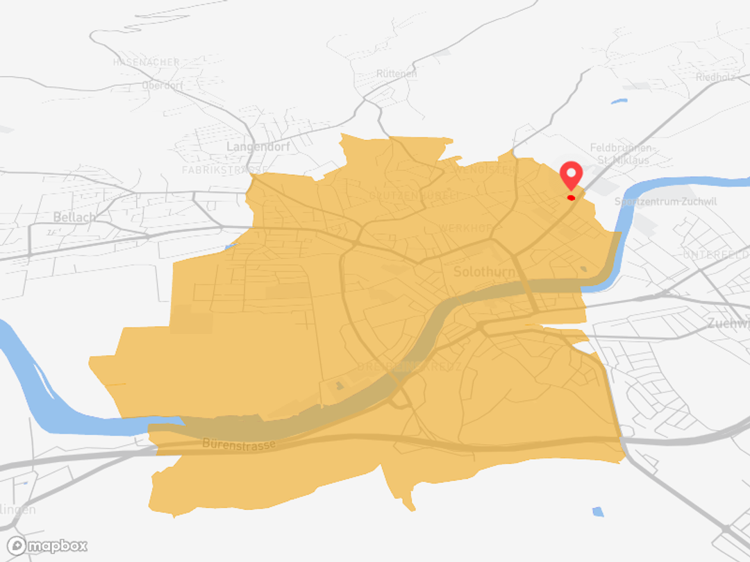 Solothurn - Hauptstadt mit Weissensteinblick