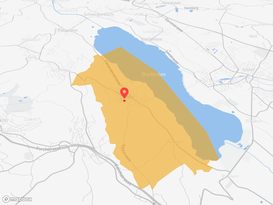 Maur ZH am Greifensee mit starker ÖV-Anbindung