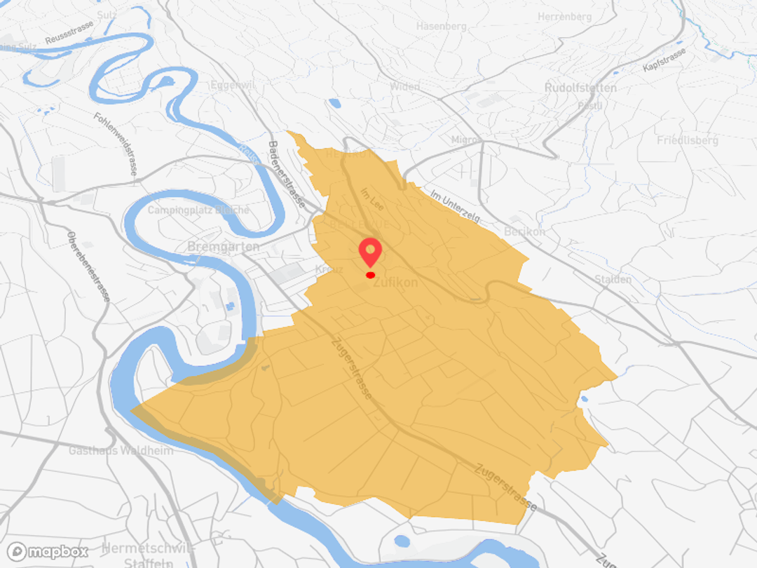 Zufikon - nah bei Bremgarten und Zürich