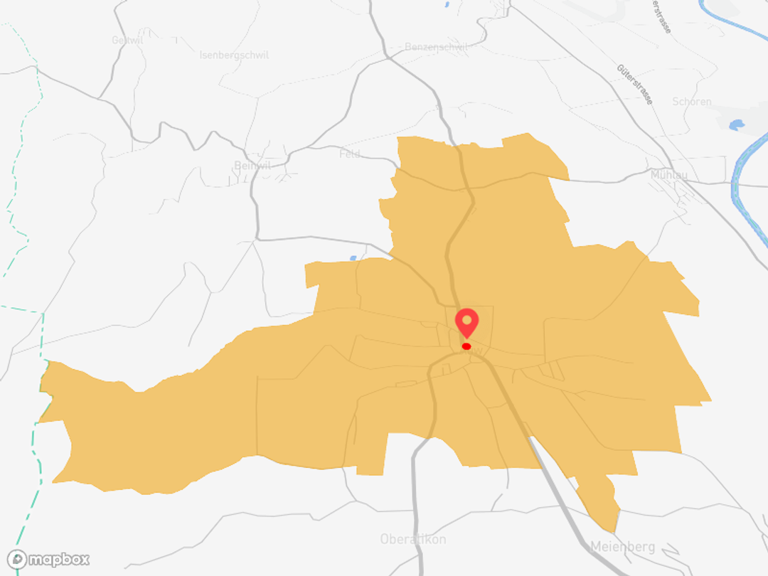 Auw AG mit Busanschluss nach Muri AG