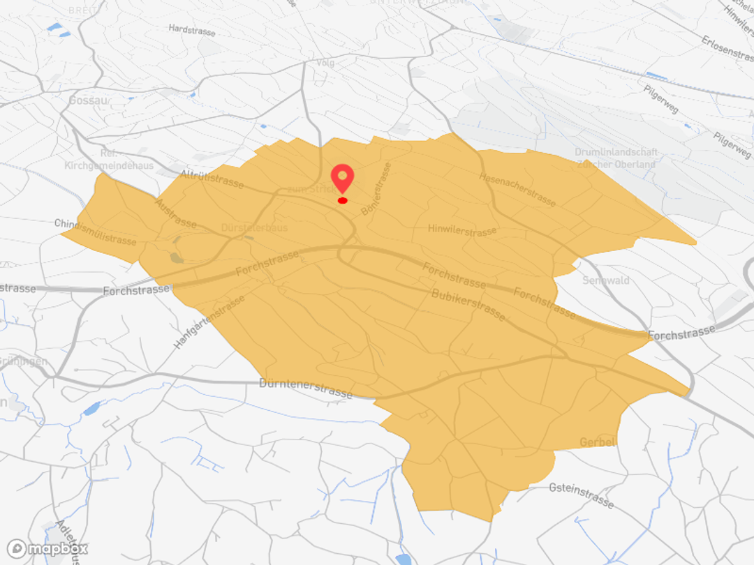 Ottikon (Gossau ZH) mit 30′-ÖV-Takt