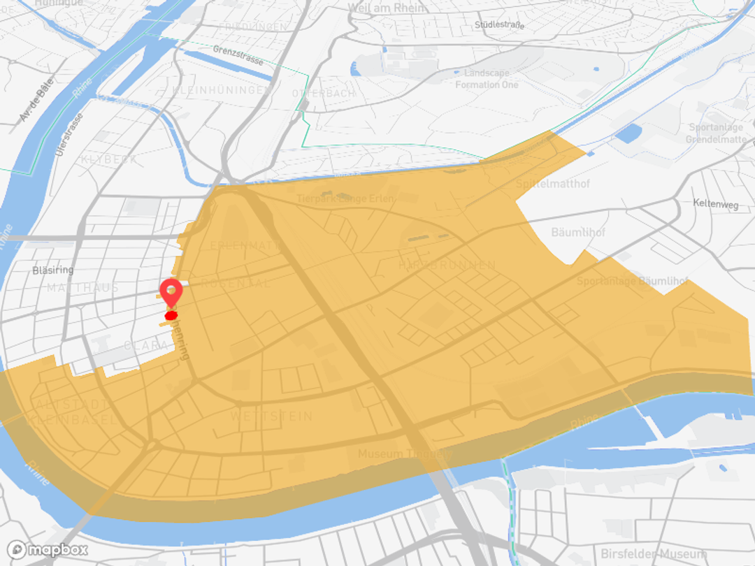 Basel Messequartier mit direkter ÖV-Anbindung