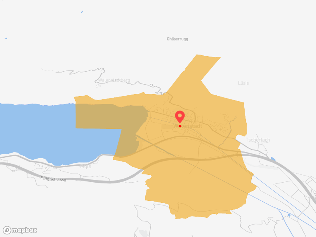 Walenstadt am Walensee mit stündigem IR35