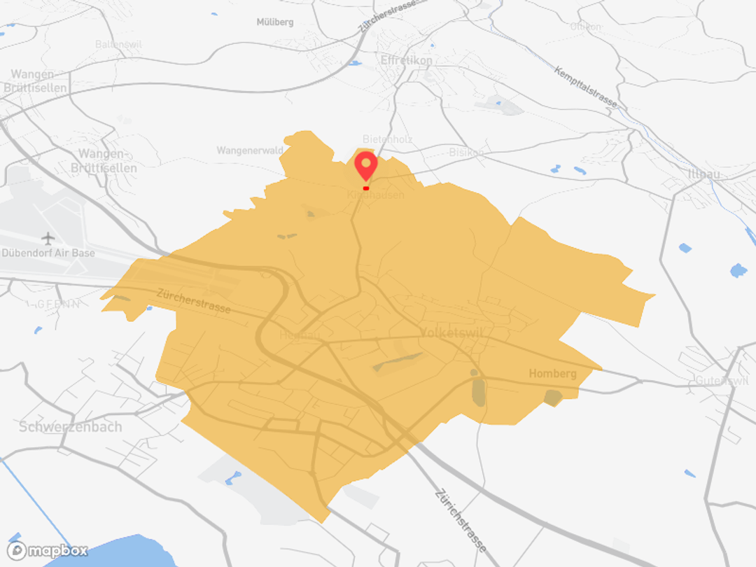 Volketswil ZH mit starken ÖV-Anschlüssen