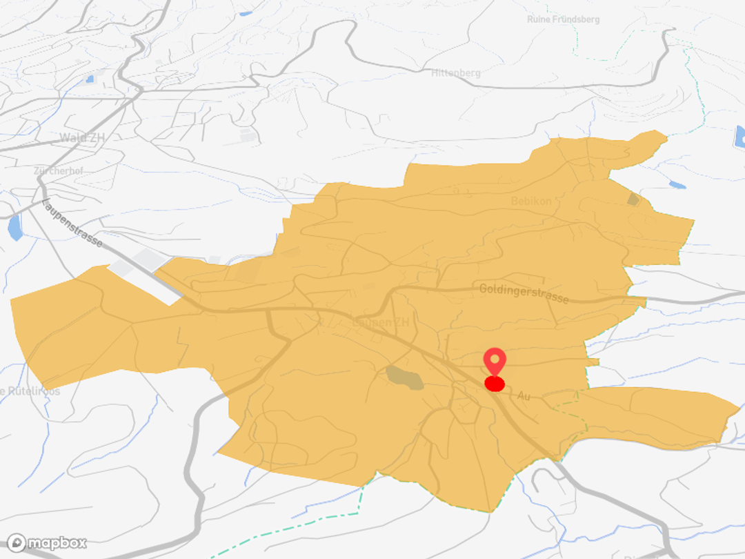 Laupen ZH (Gemeinde Wald) mit ZVV-Anschluss