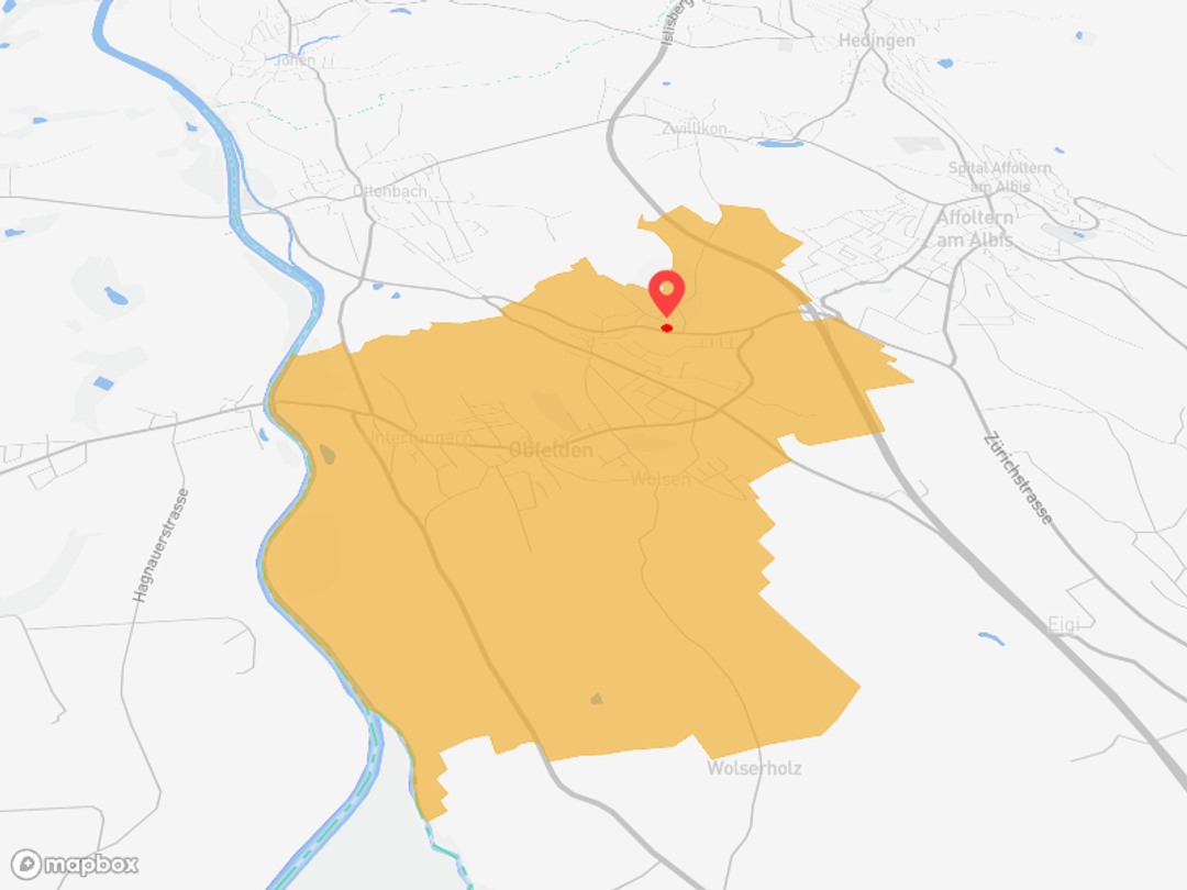 Obfelden mit guter ÖV-Anbindung