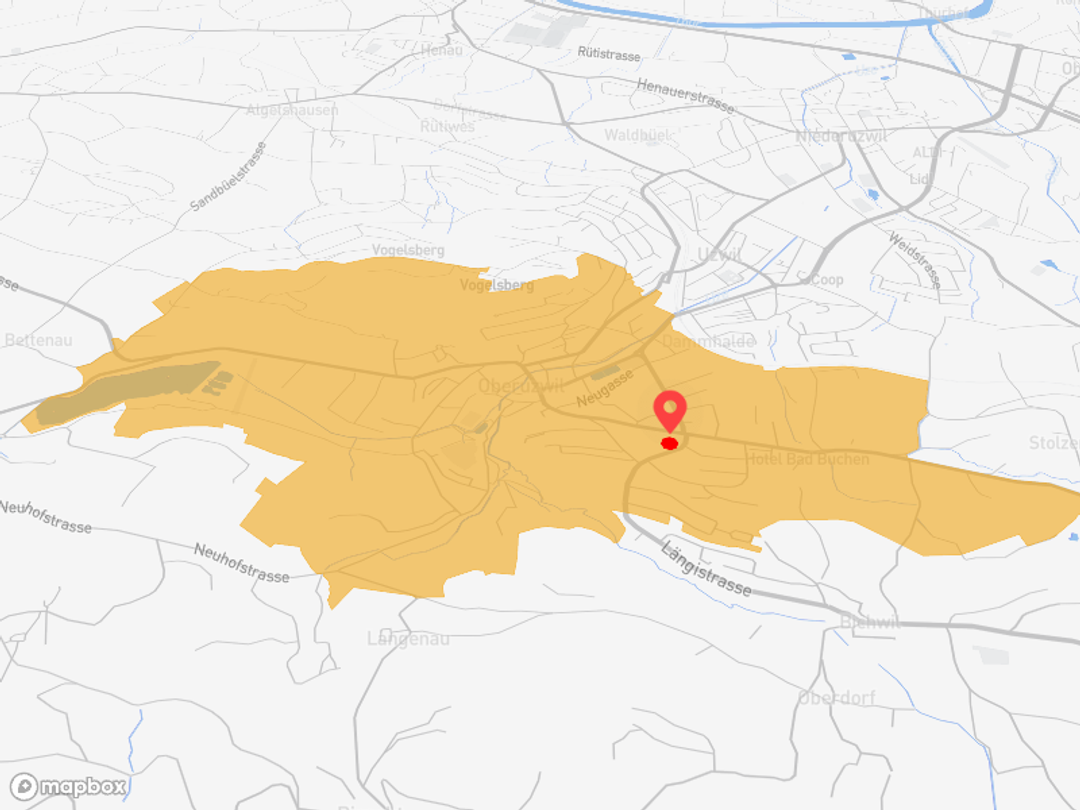 Oberuzwil SG mit IR13-Anbindung
