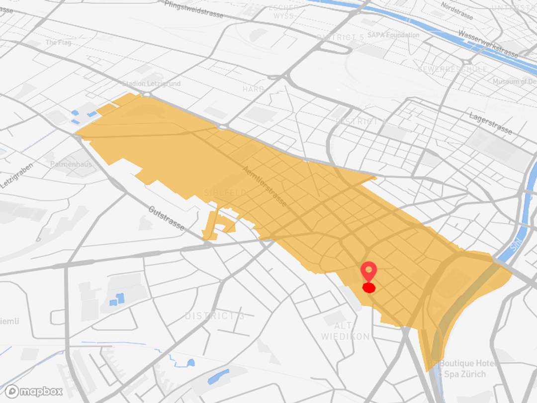 Zürich Wiedikon - ÖV-Knoten mit Naherholung