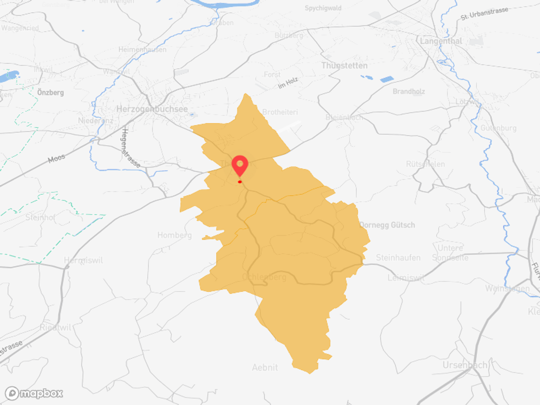 Thörigen BE mit Busanschluss an Herzogenbuchsee