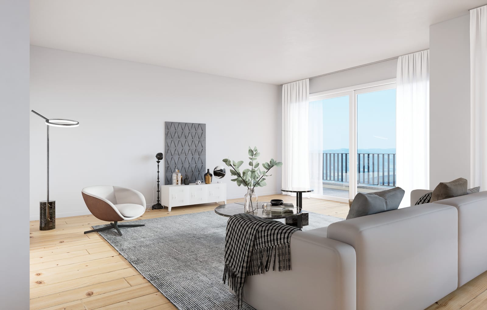 Letzte Chance, jetzt zugreifen! Exklusive 4.5-Zimmer-Wohnung in sonniger Hanglage von Grellingen — Ansicht 4