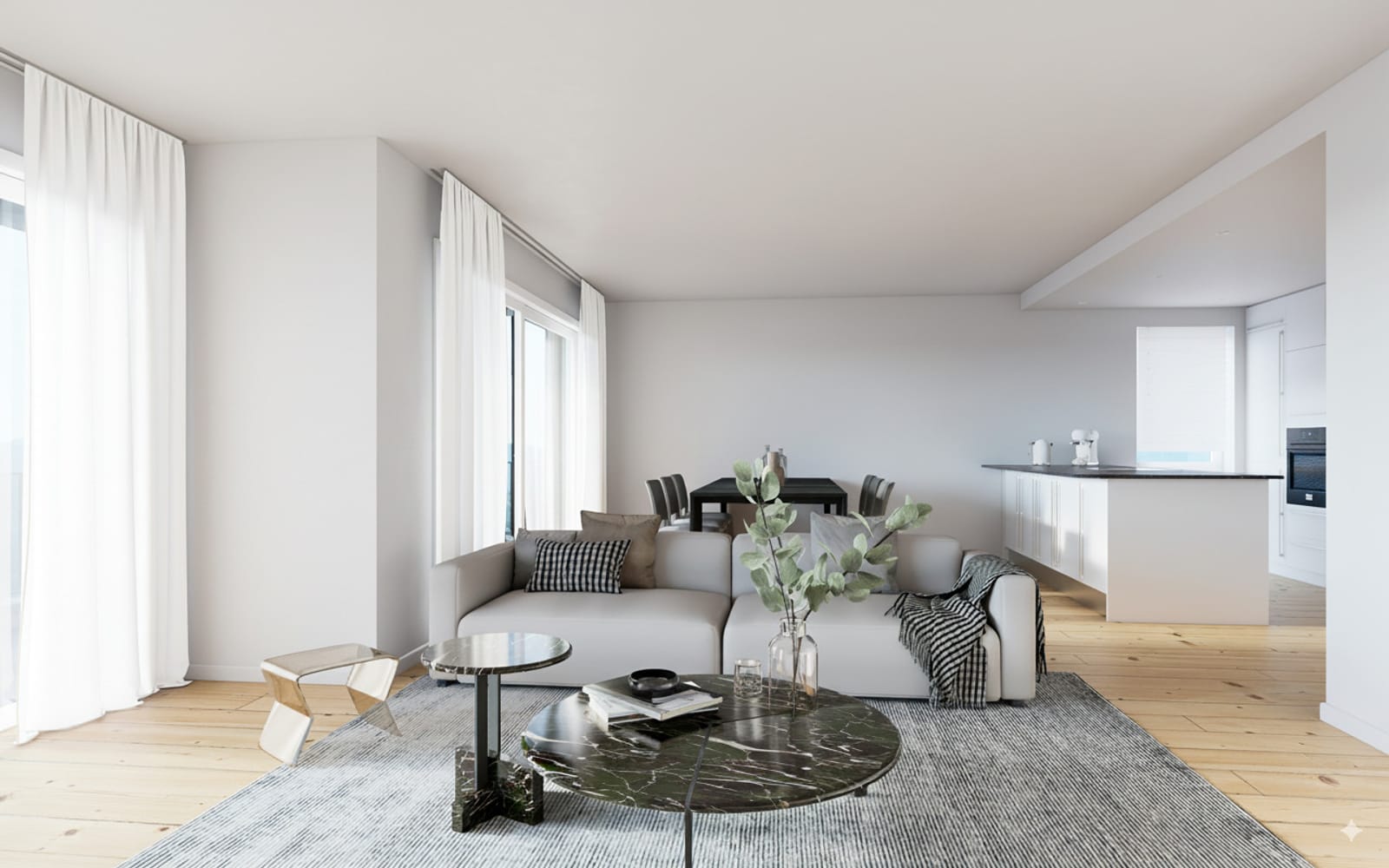 Grosszügige 4.5-Zimmer-Wohnung an sonniger Hanglage — Ansicht 3