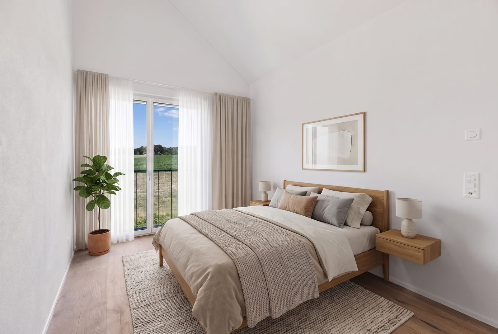 Neubau mit Weitblick – moderne 3.5-Zimmer-Dachwohnung mit viel Wohnkomfort — Ansicht 2