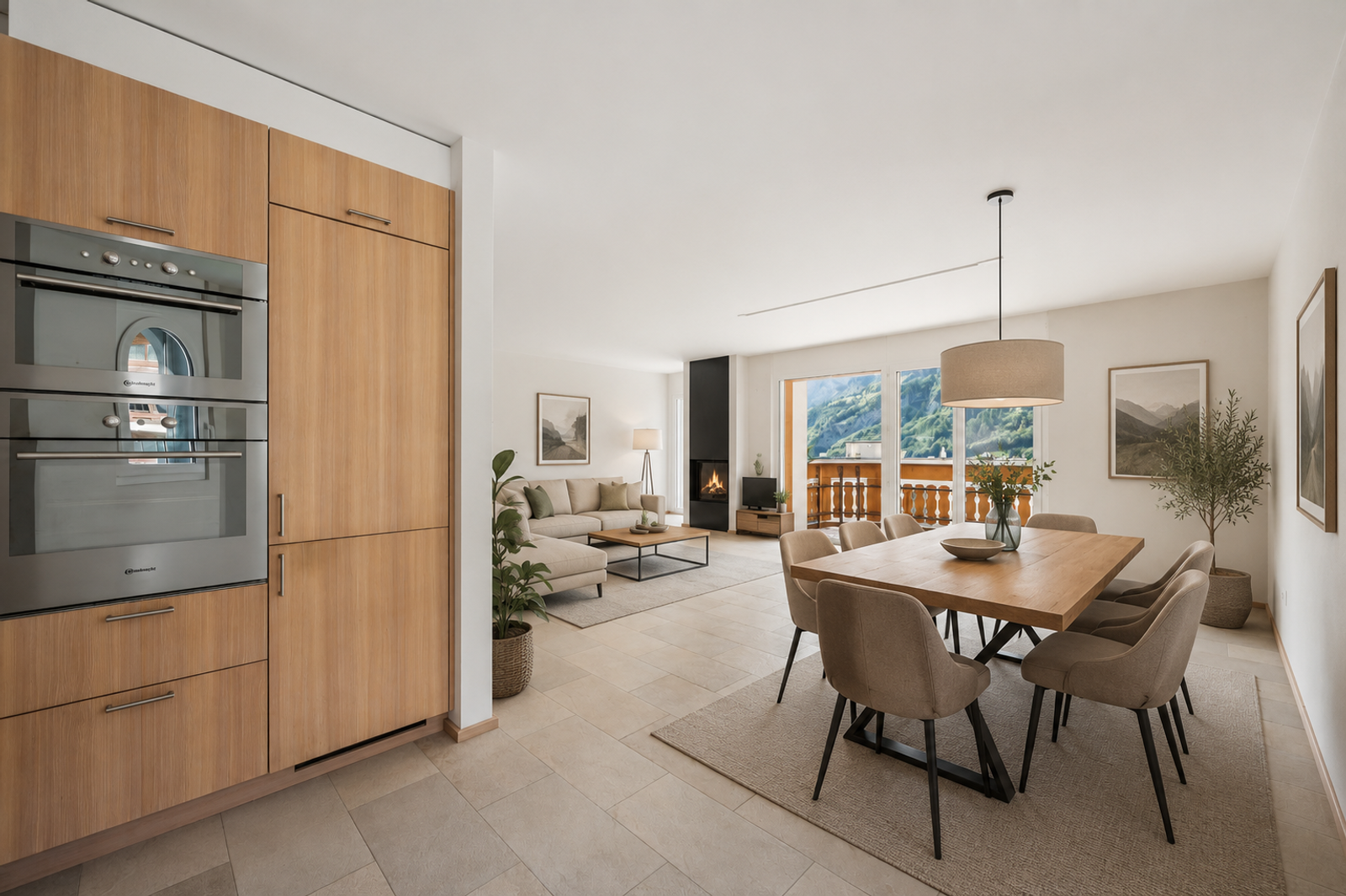 Ihr Rückzugsort in den Alpen: 4.5-Zimmer-Residenz in Leukerbad — Ansicht 4