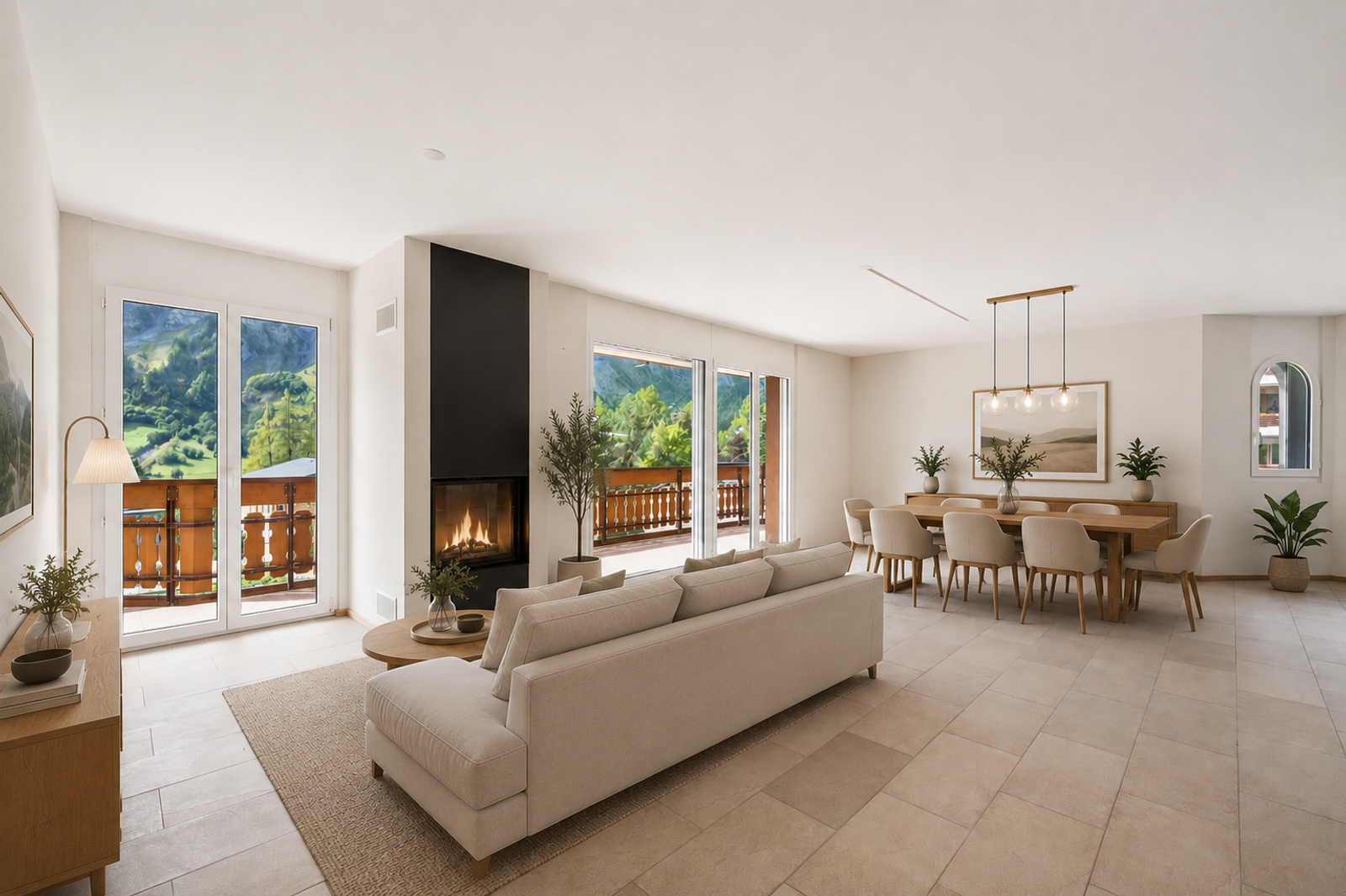 Ihr Rückzugsort in den Alpen: 4.5-Zimmer-Residenz in Leukerbad — Ansicht 3