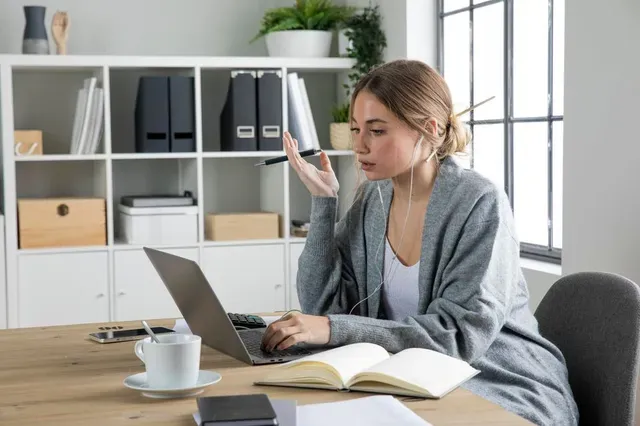 Homeoffice in kalten Wintertagen