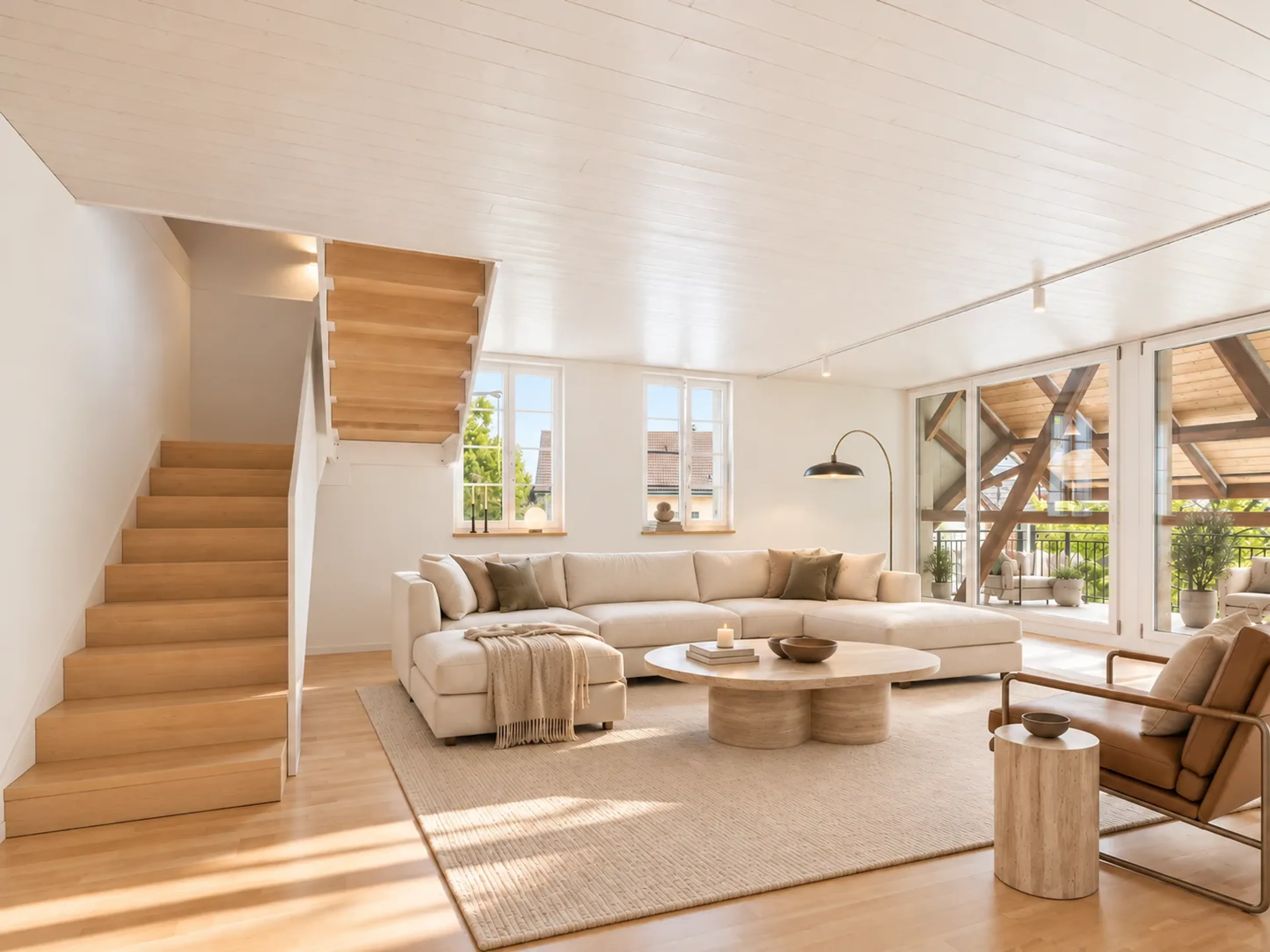 2-Zimmer-Maisonette mit Balkon und Seesicht in Thalwil mieten - 1