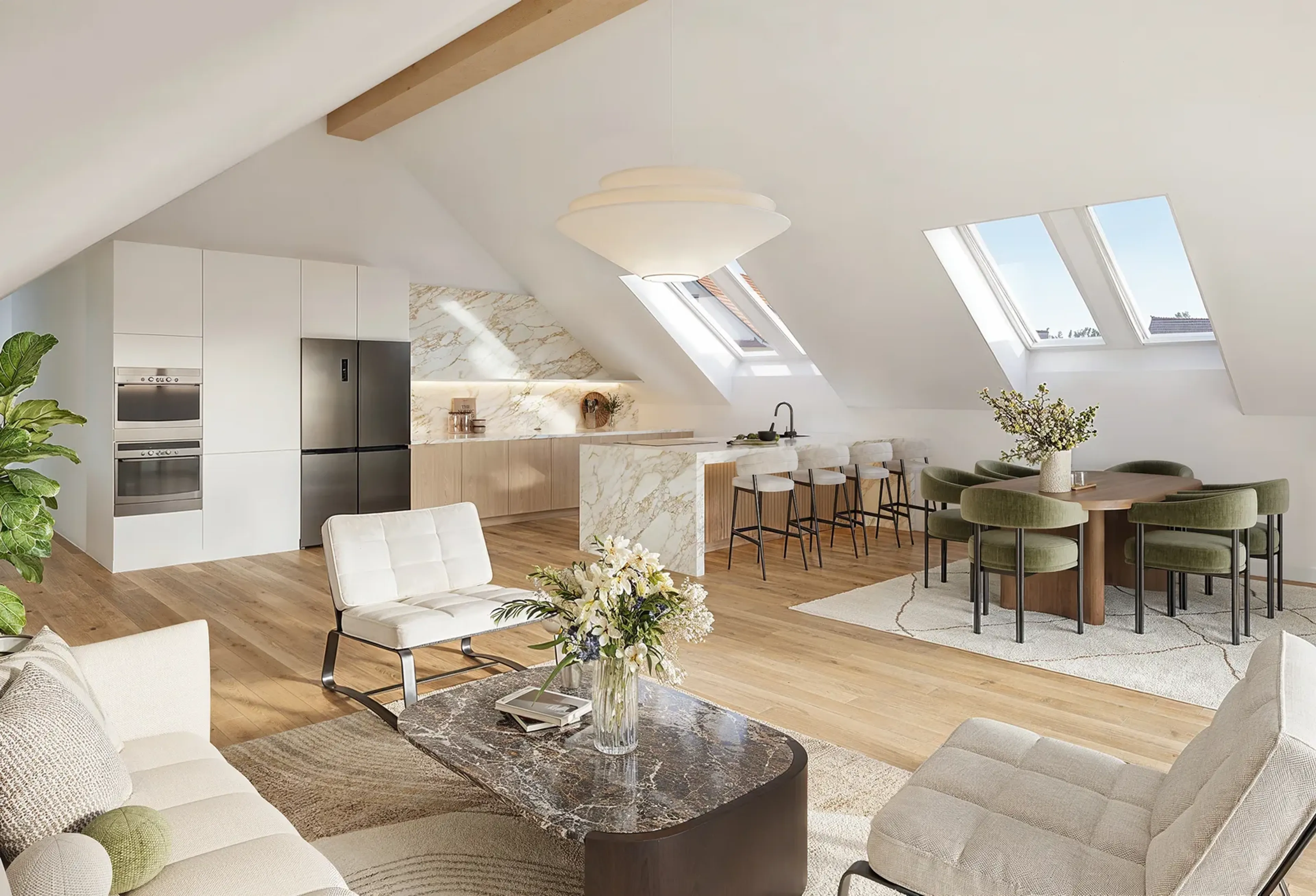 5.5-Zimmer-Dachwohnung mit grossem Balkon in Wallbach