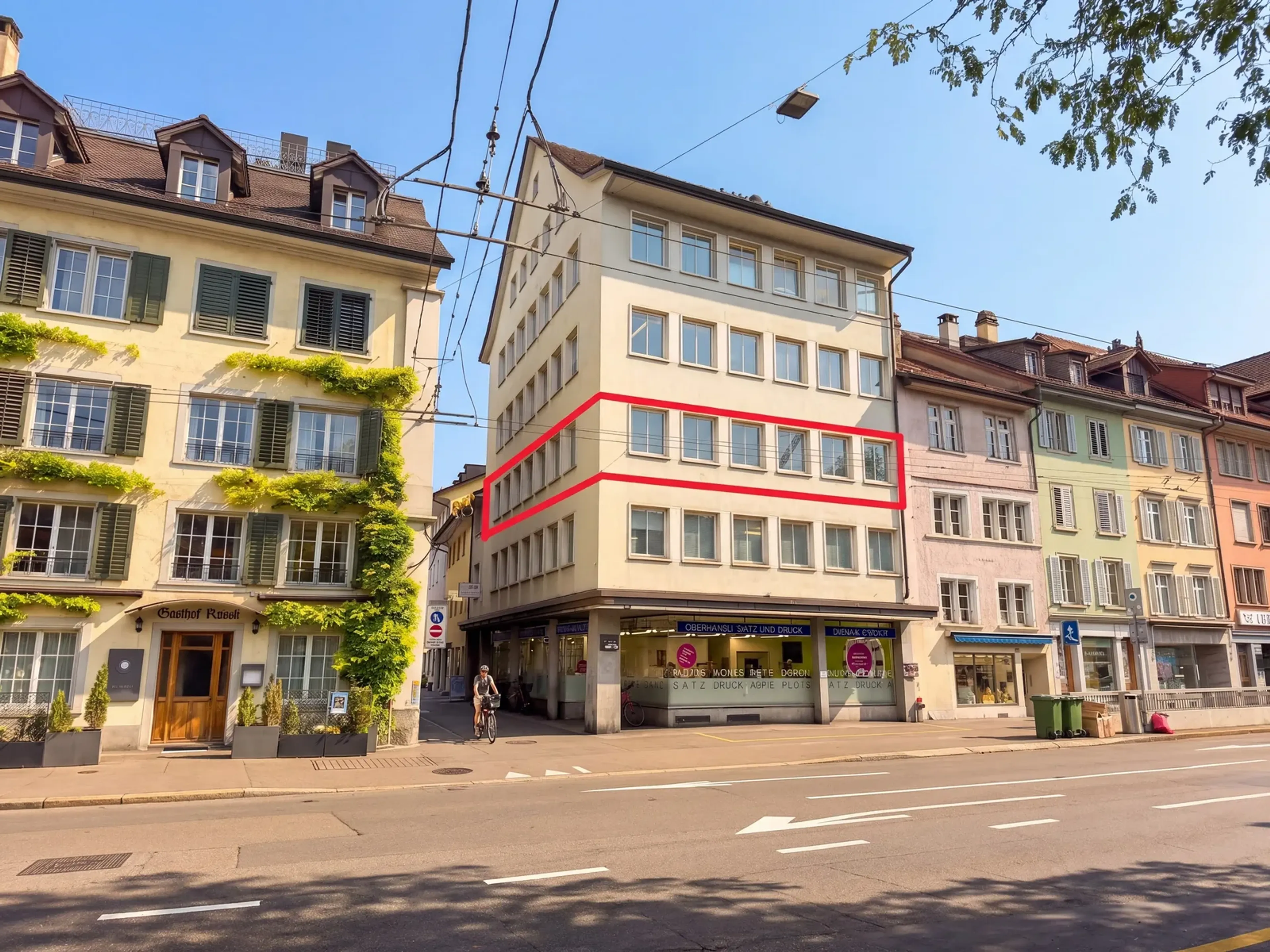 Helle 5-Zimmer-Bürofläche mit 140 m² im Zentrum von Winterthur