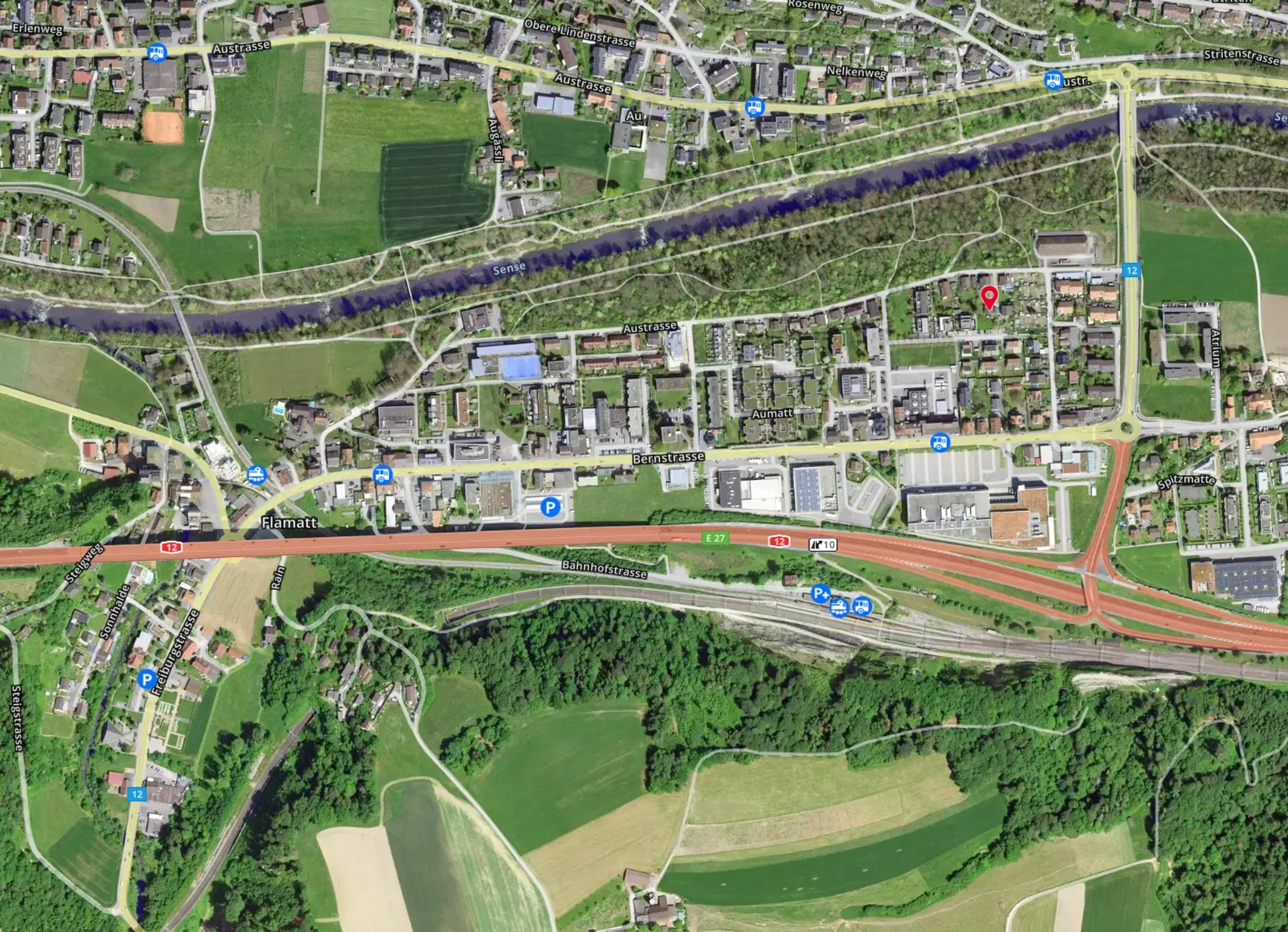 Bauland 1'148 m², voll erschlossen, zentrale Lage in Flamatt - 4