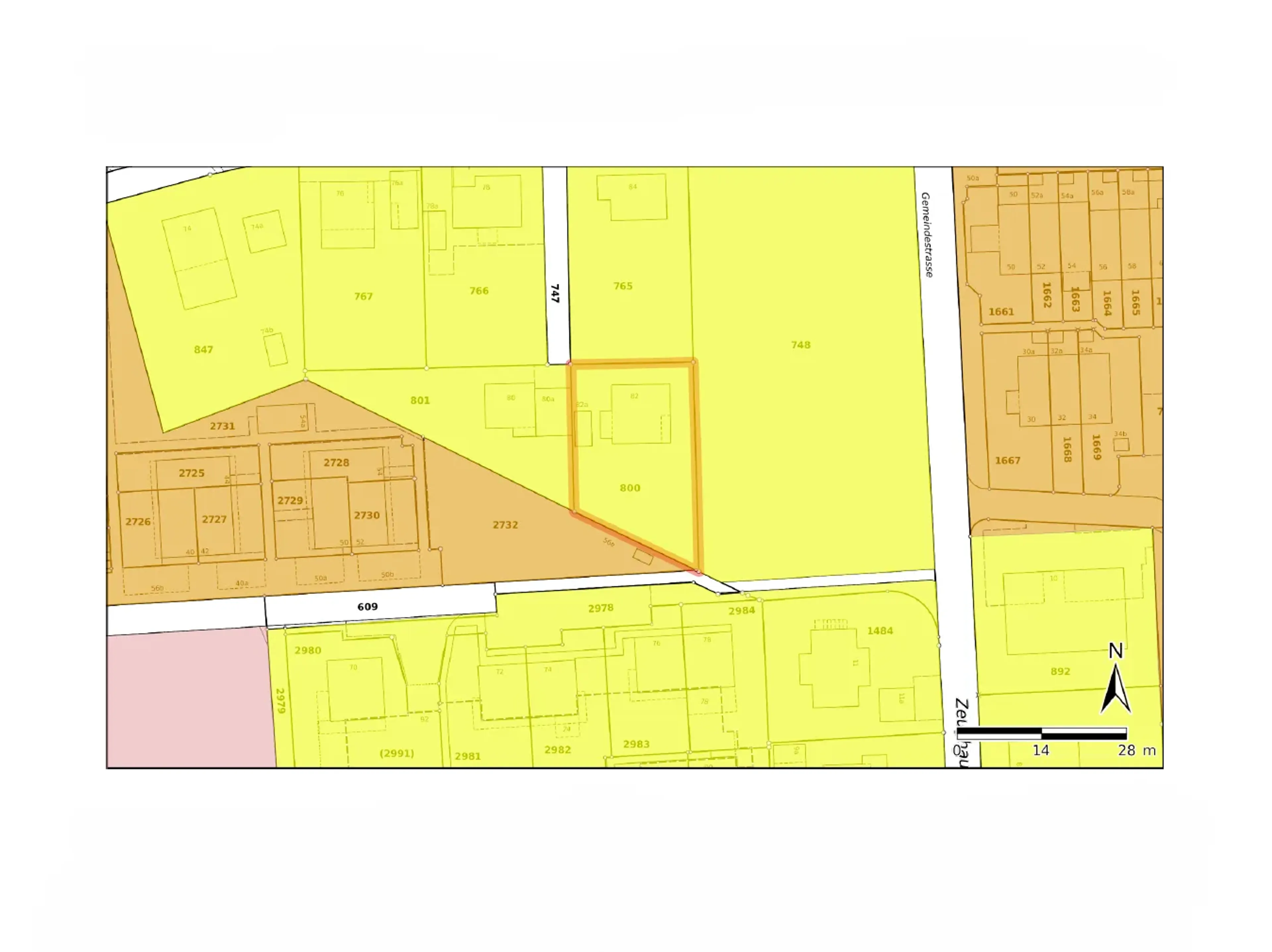 Bauland 1'148 m², voll erschlossen, zentrale Lage in Flamatt - 9