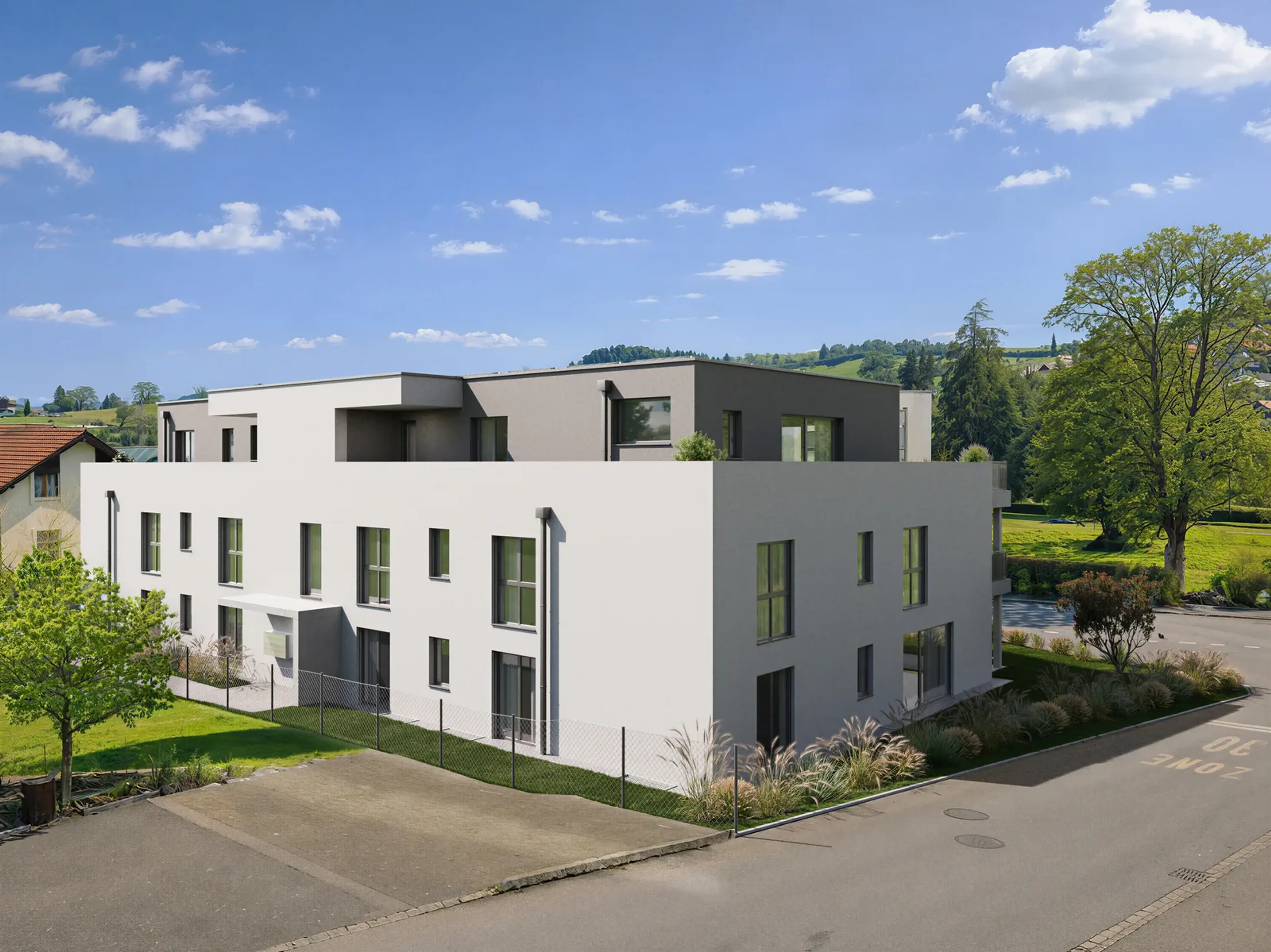 4.5 Zimmer Neubauwohnung im Erdgeschoss mit Sitzplatz - 7