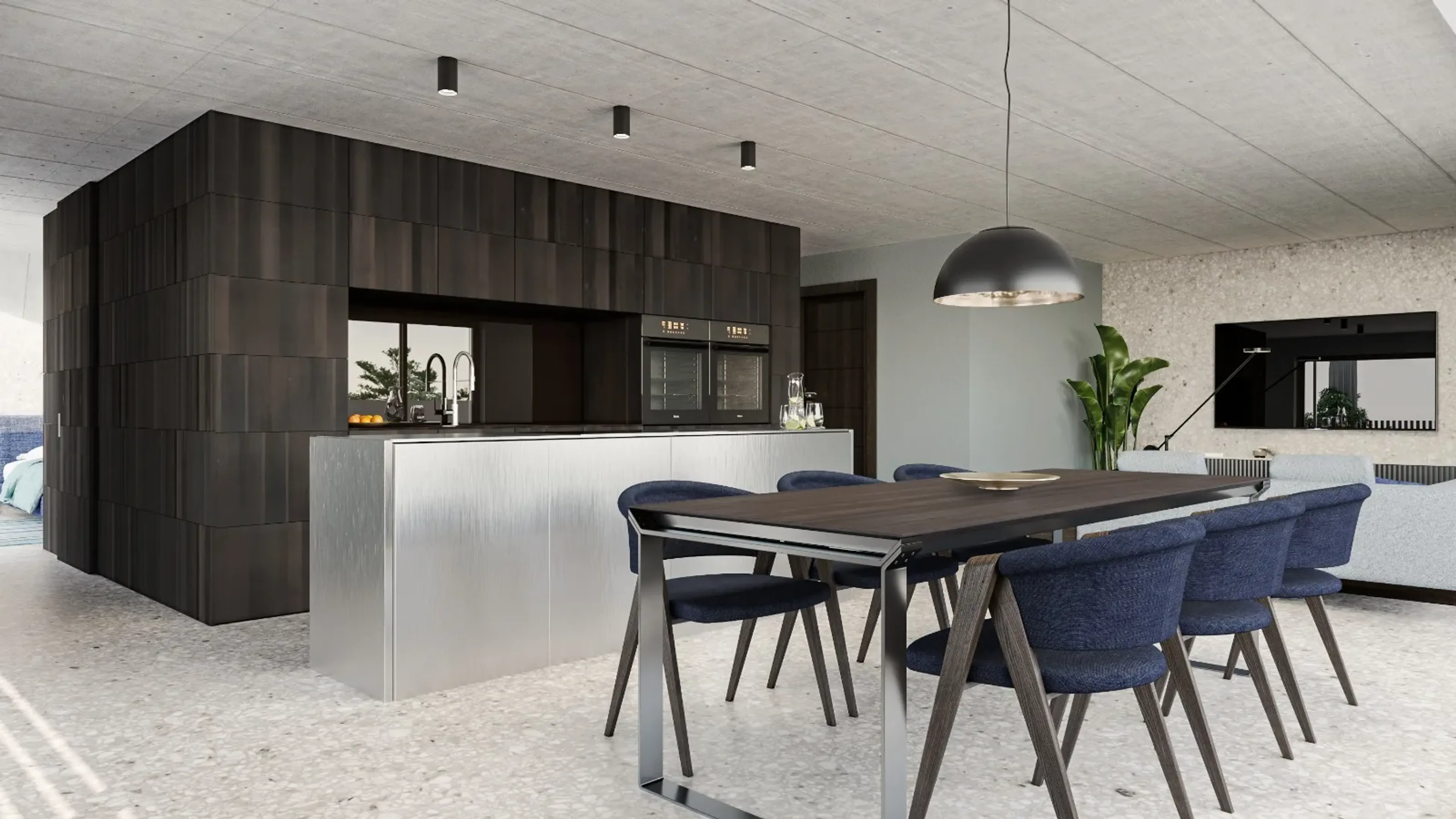 4.5 Zimmer Neubauwohnung im Erdgeschoss mit 41 m² Terrasse - 2