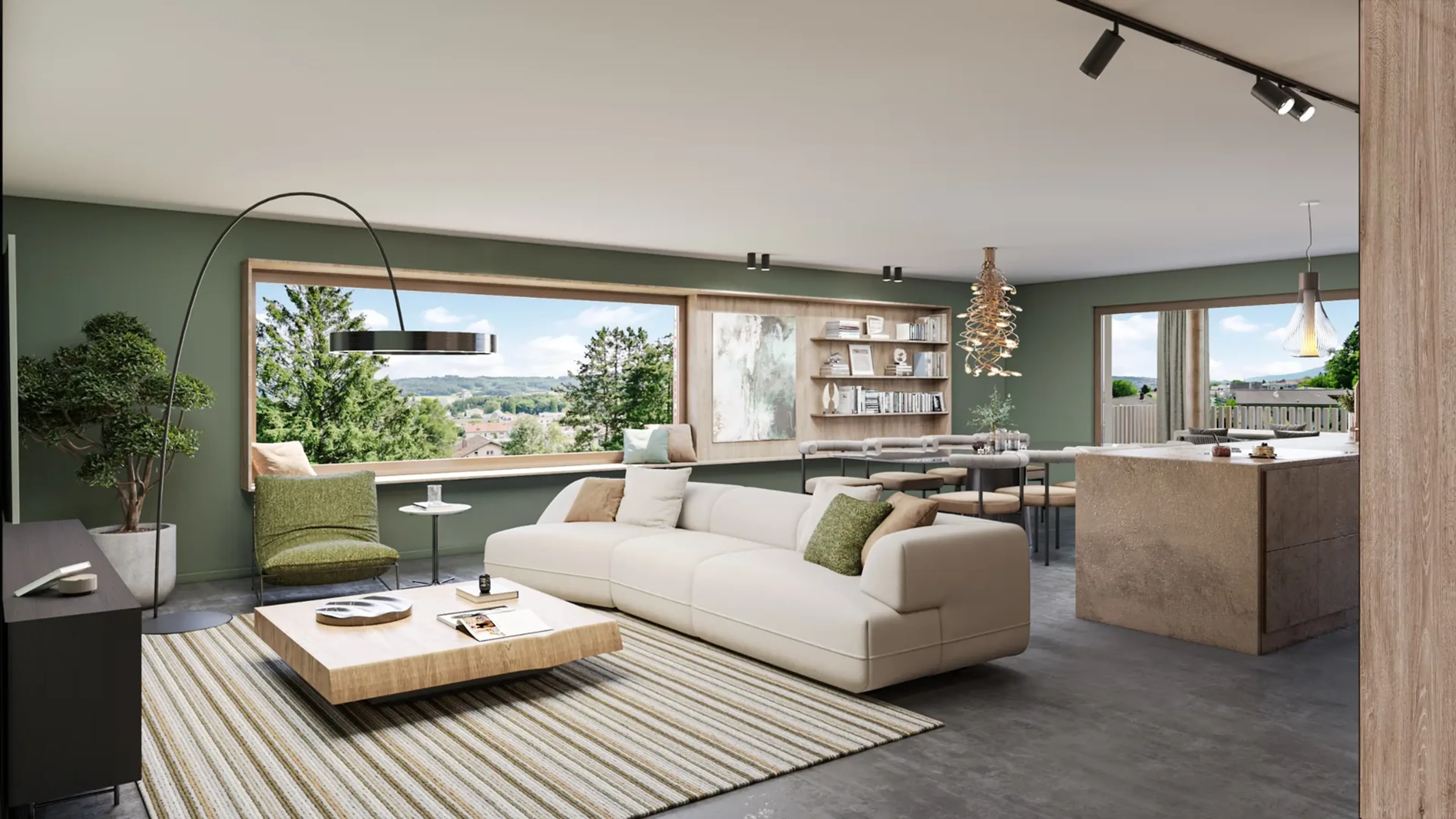 4.5 Zimmer Neubauwohnung im 1. Obergeschoss mit Balkon - 1