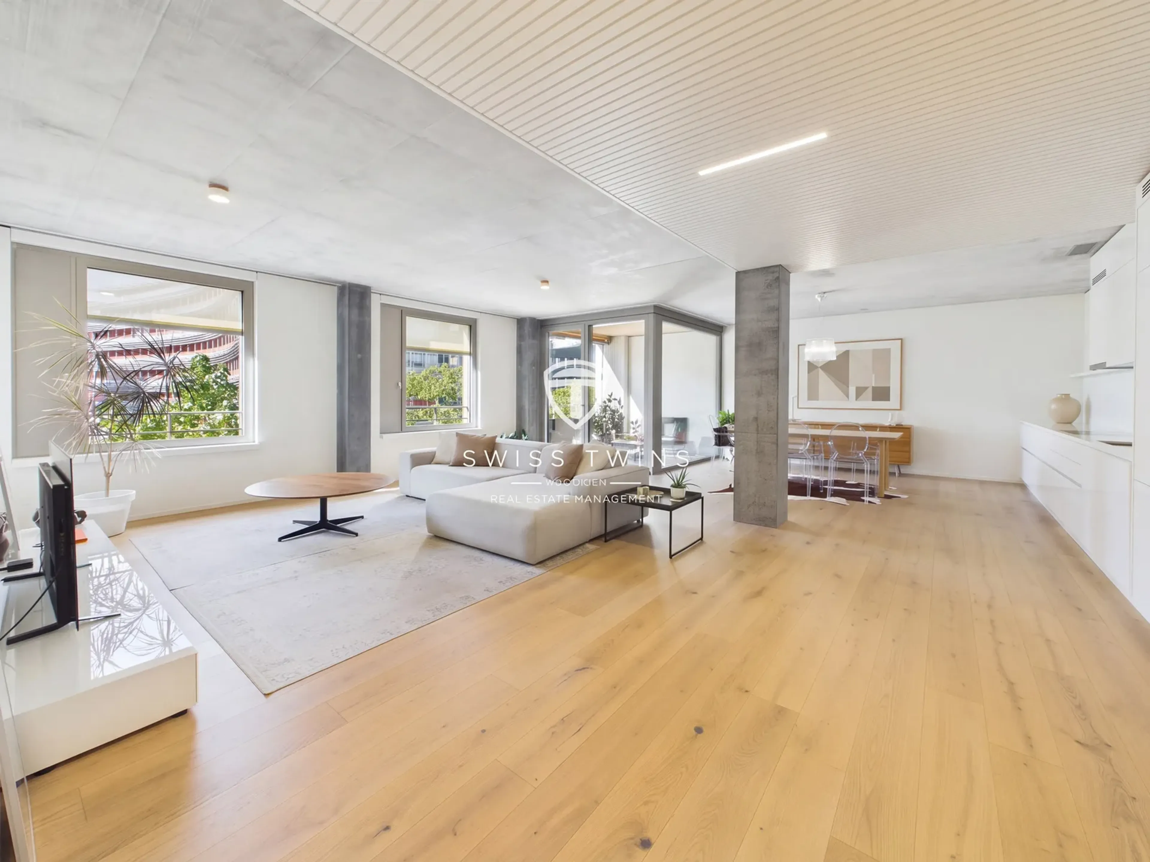 Moderne 2.5-Zimmer-Wohnung mit 98 m², Loggia & Dachlounge in Zürich Oerlikon - 4