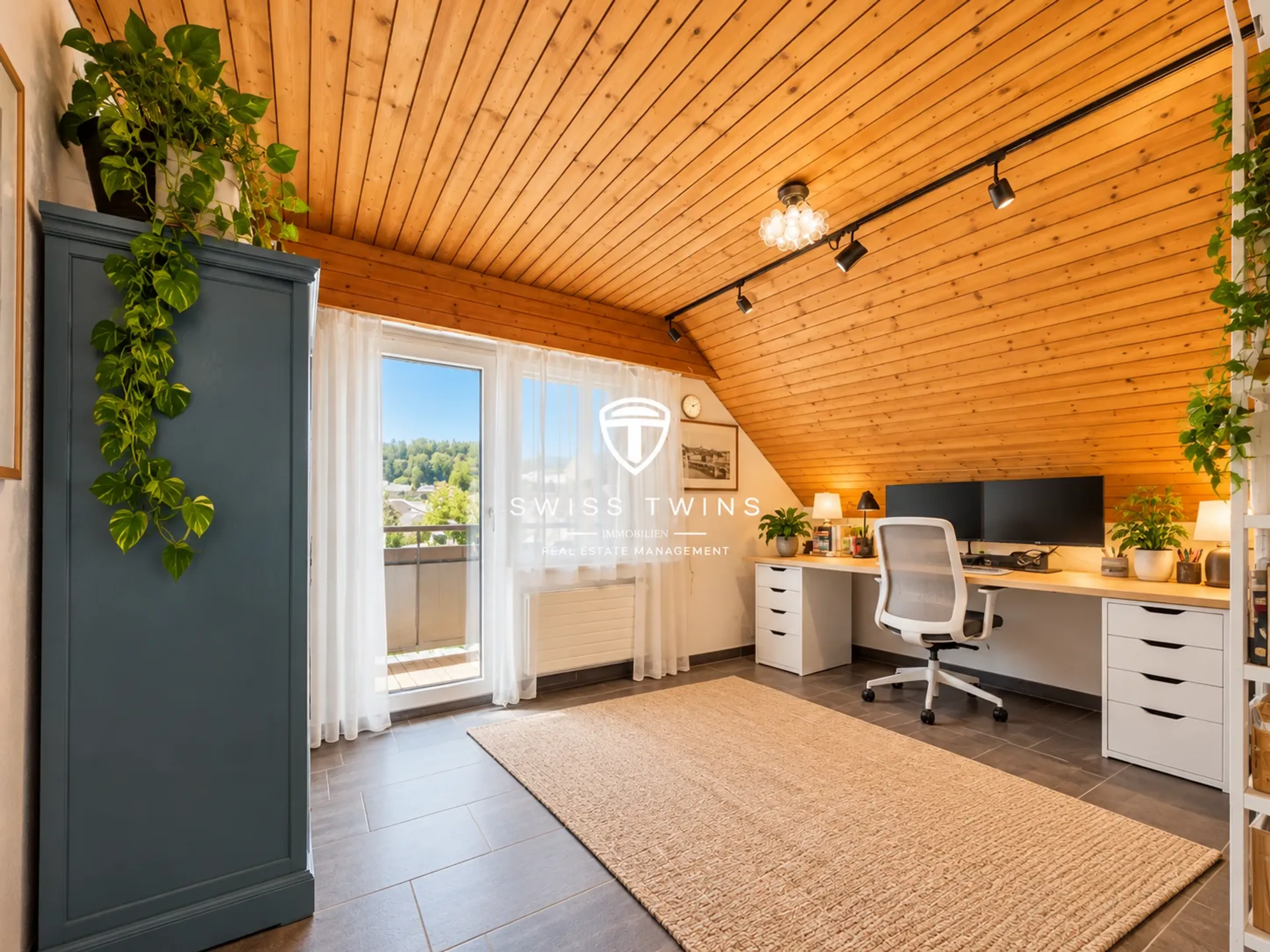 Grosszügige 4.5-Zimmer-Dachwohnung mit Cheminée und zwei Balkonen in Effretikon - 6