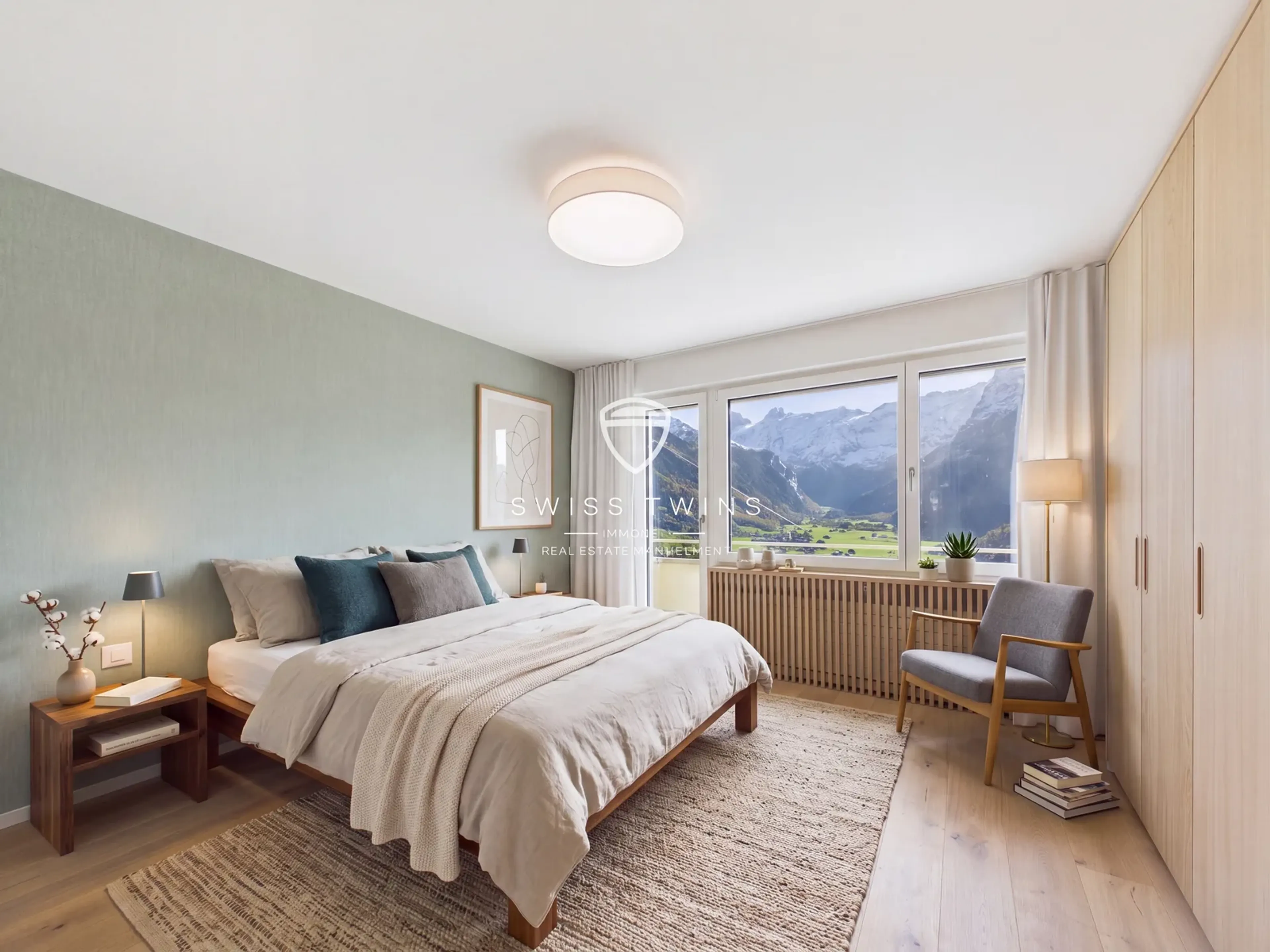 Wohnen, wo andere Ferien machen – möblierte 3.5-Zimmer-Wohnung mit Bergsicht in Engelberg - 8