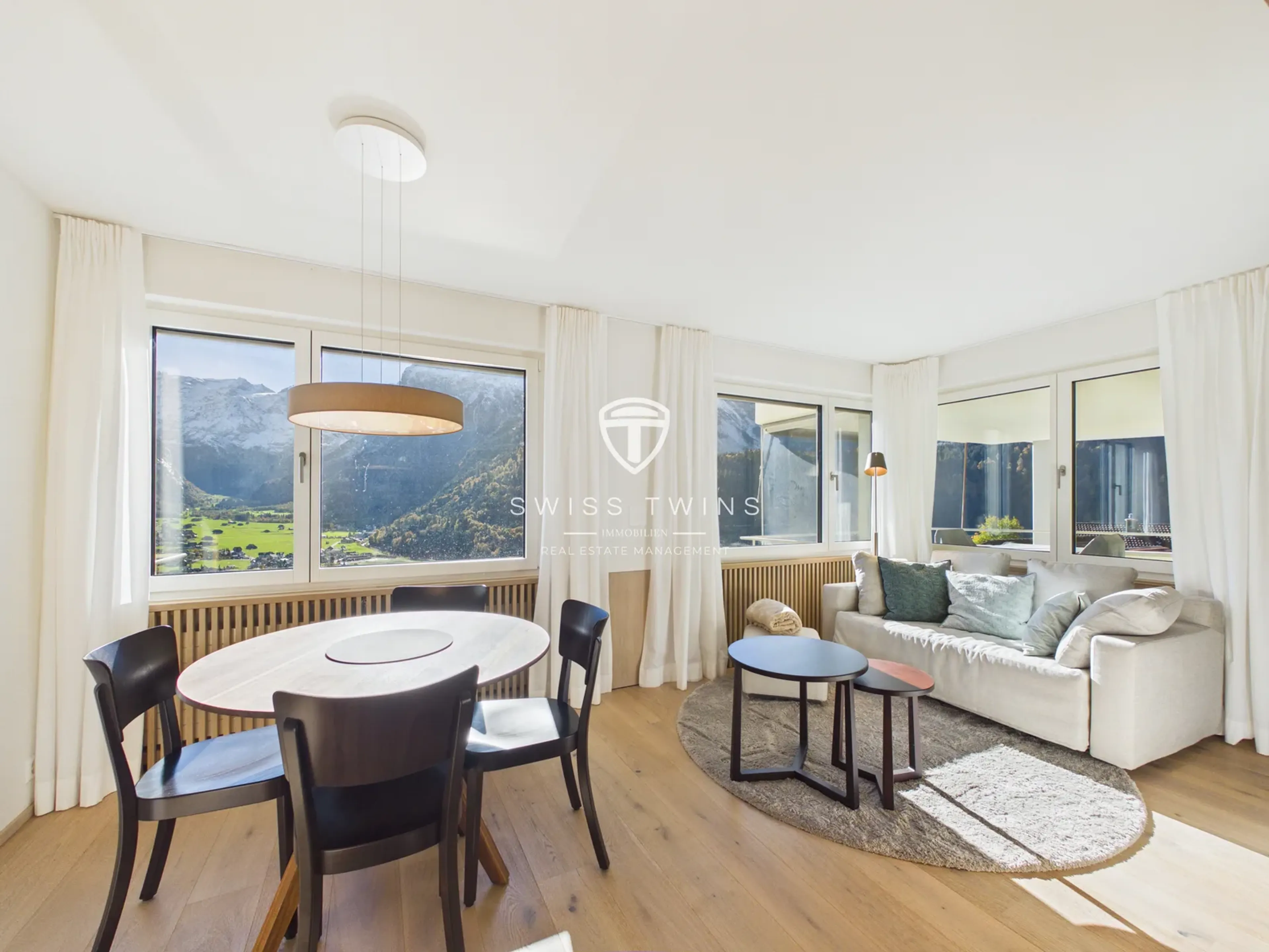 Wohnen, wo andere Ferien machen – möblierte 3.5-Zimmer-Wohnung mit Bergsicht in Engelberg - 9