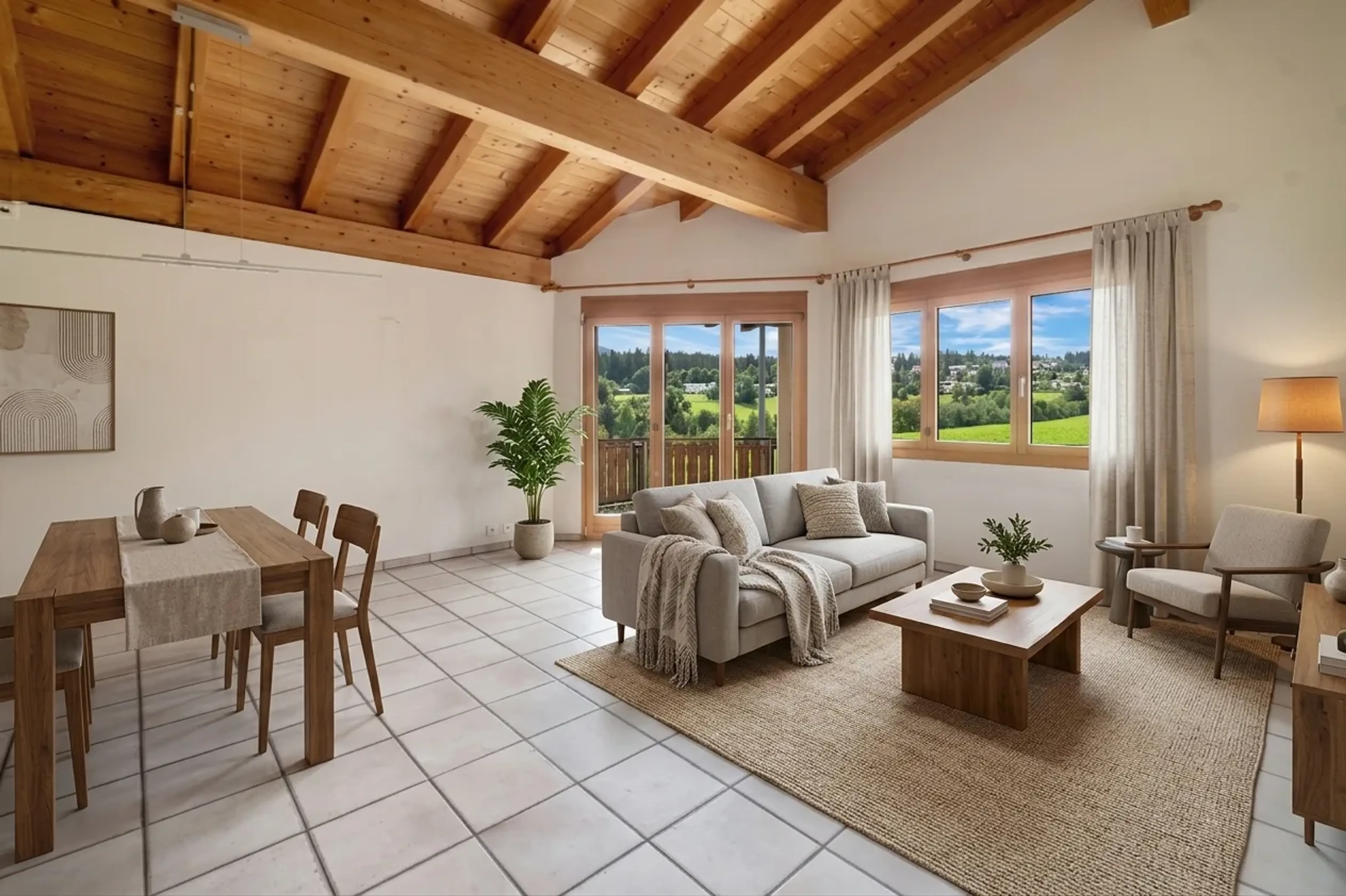3.5-Zimmer-Ferien-Wohnung mit Bergsicht in Flims Dorf kaufen