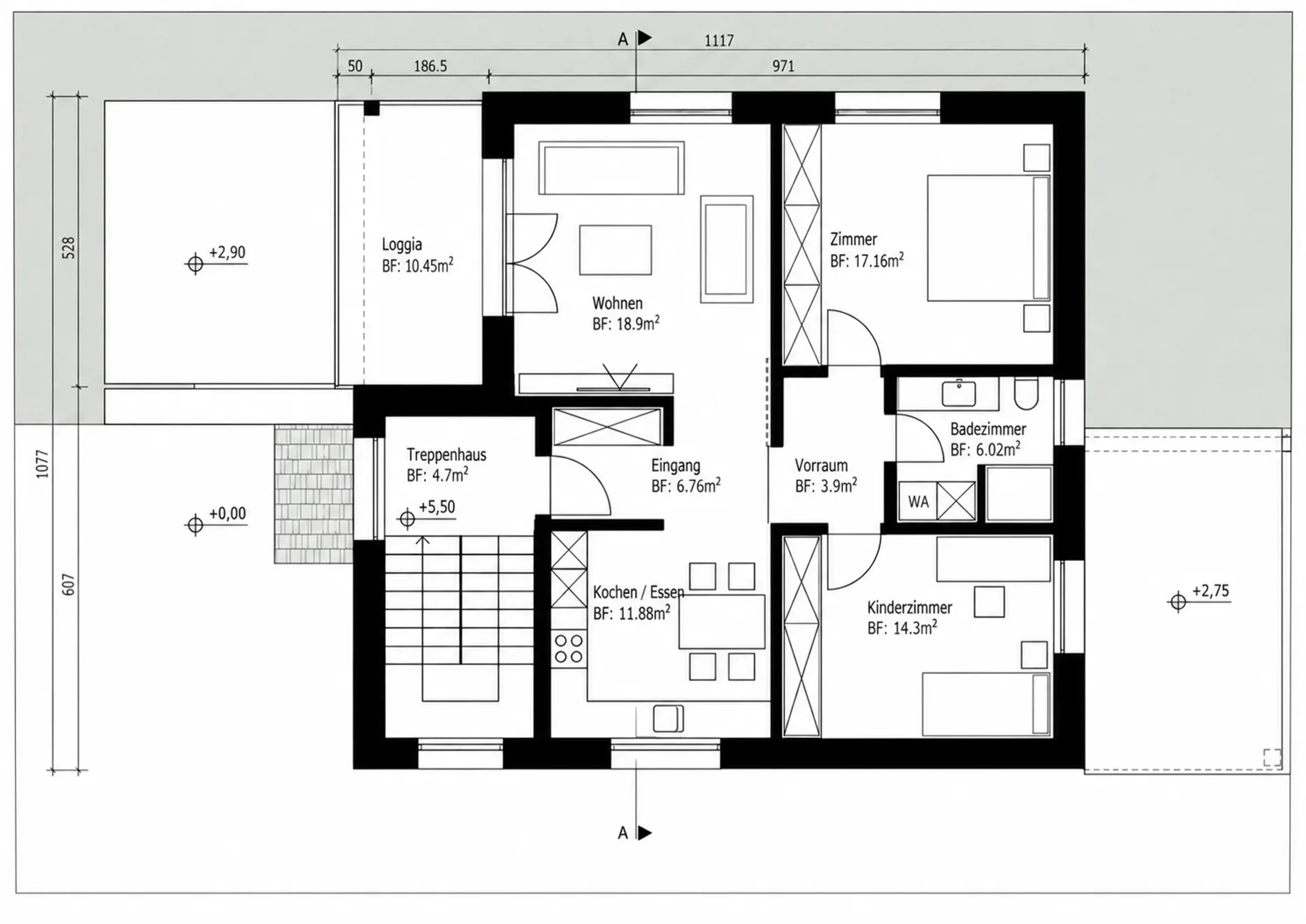 Mehrfamilienhaus mit 2 Einheiten und Bergsicht in Wattwil kaufen - 11