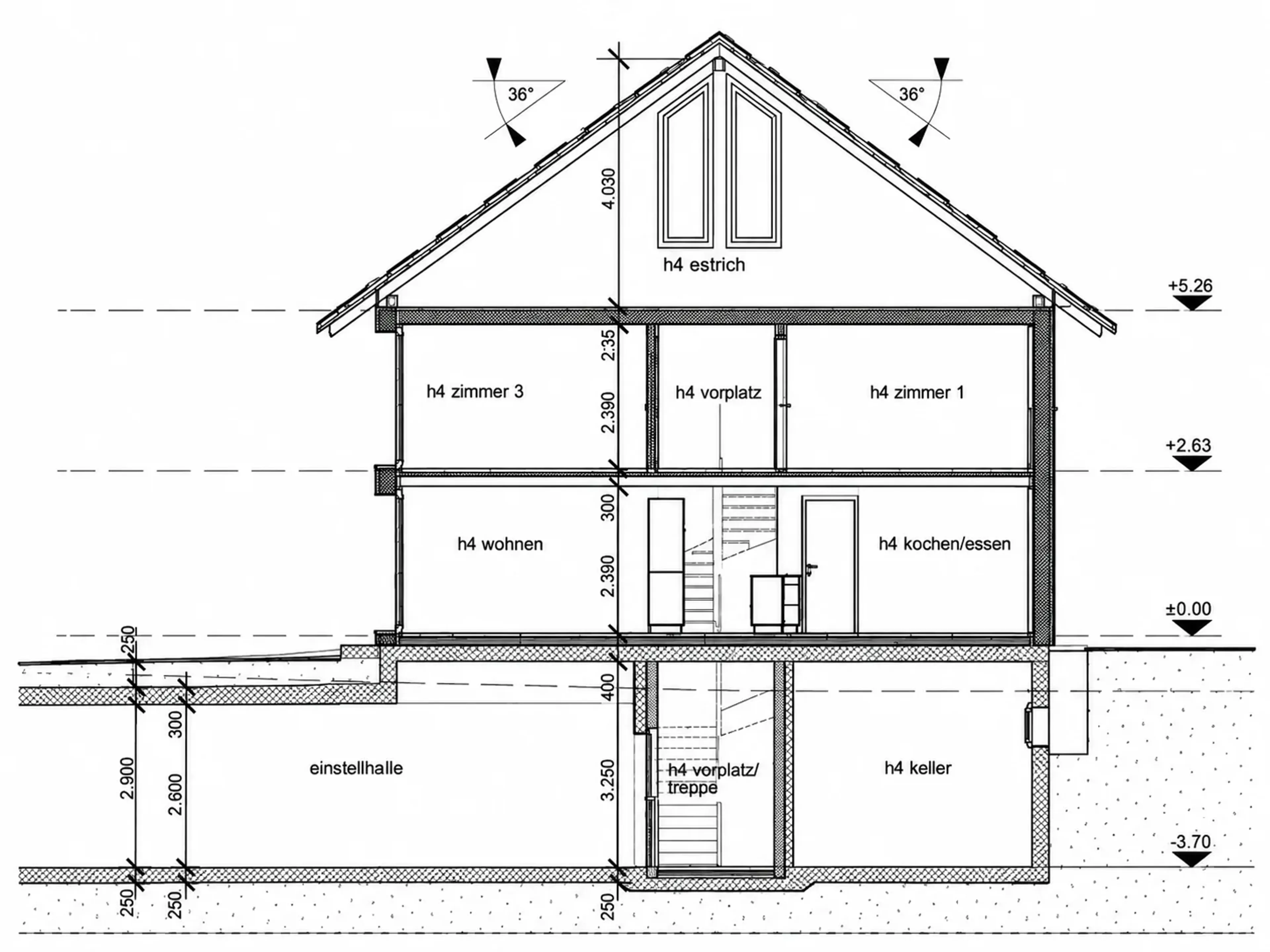Neubau: 5.5-Zimmer-Reiheneckhaus mit Einstellhalle in Höchstetten - Bild 4