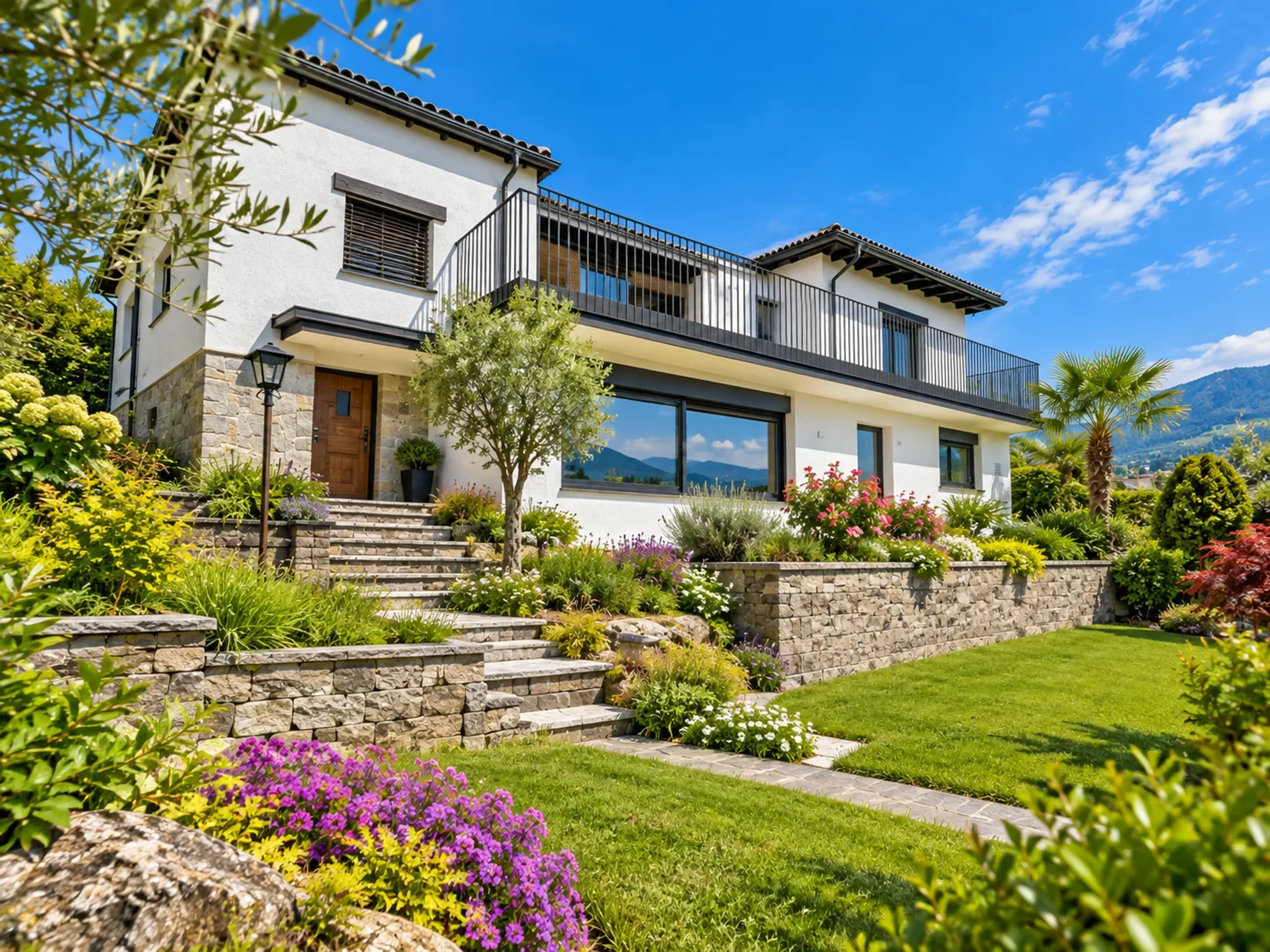 Villa 6.5 locali con vista lago a Sonvico - Bild 1