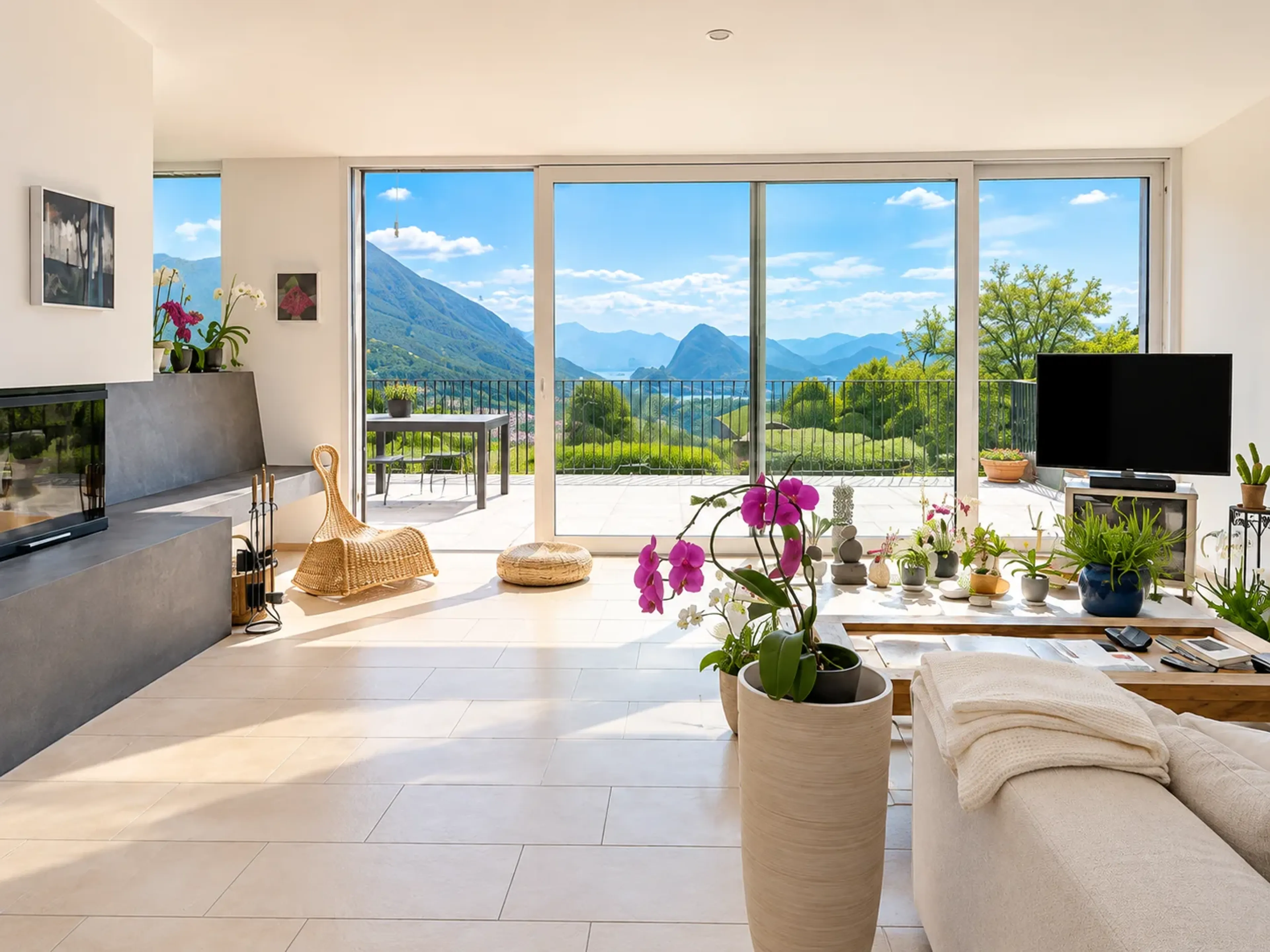 Villa 6.5 locali con vista lago a Sonvico - 8