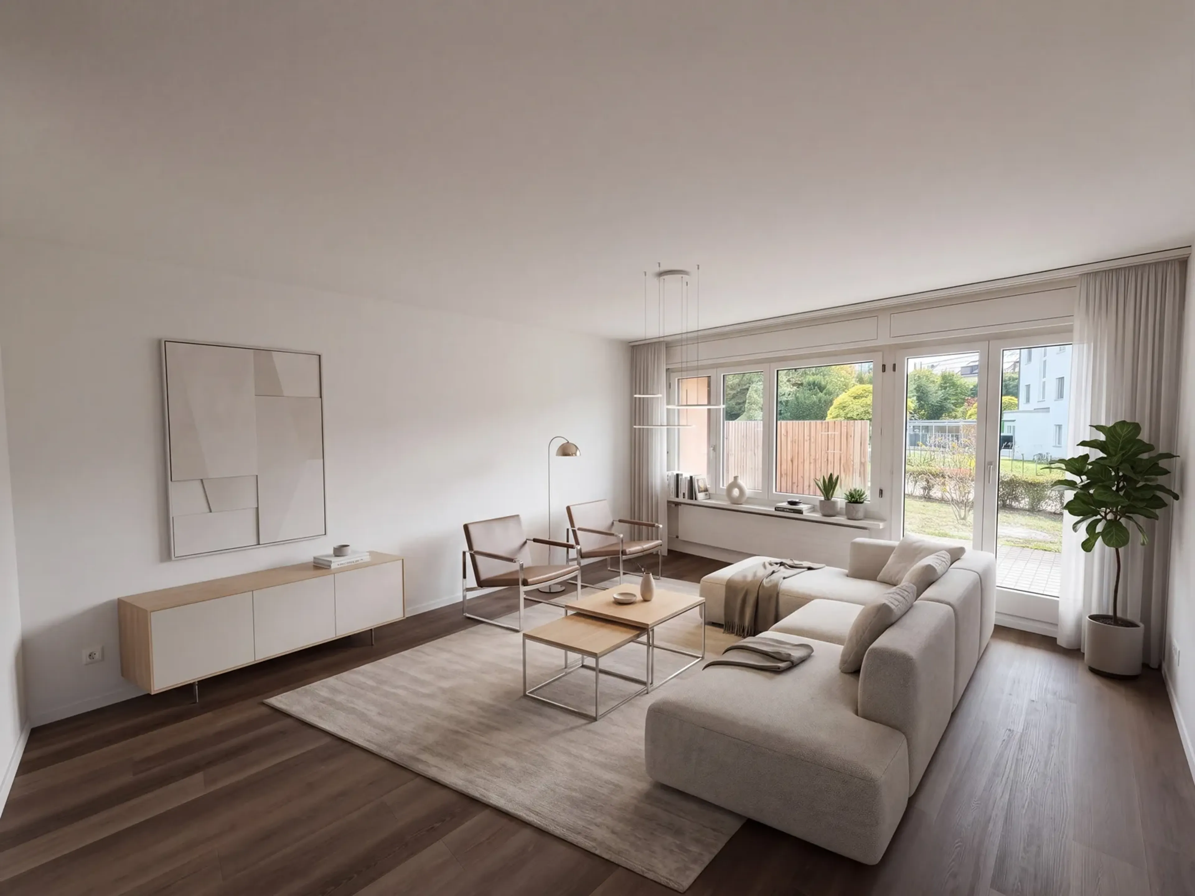 Frisch renoviert Gartenoase