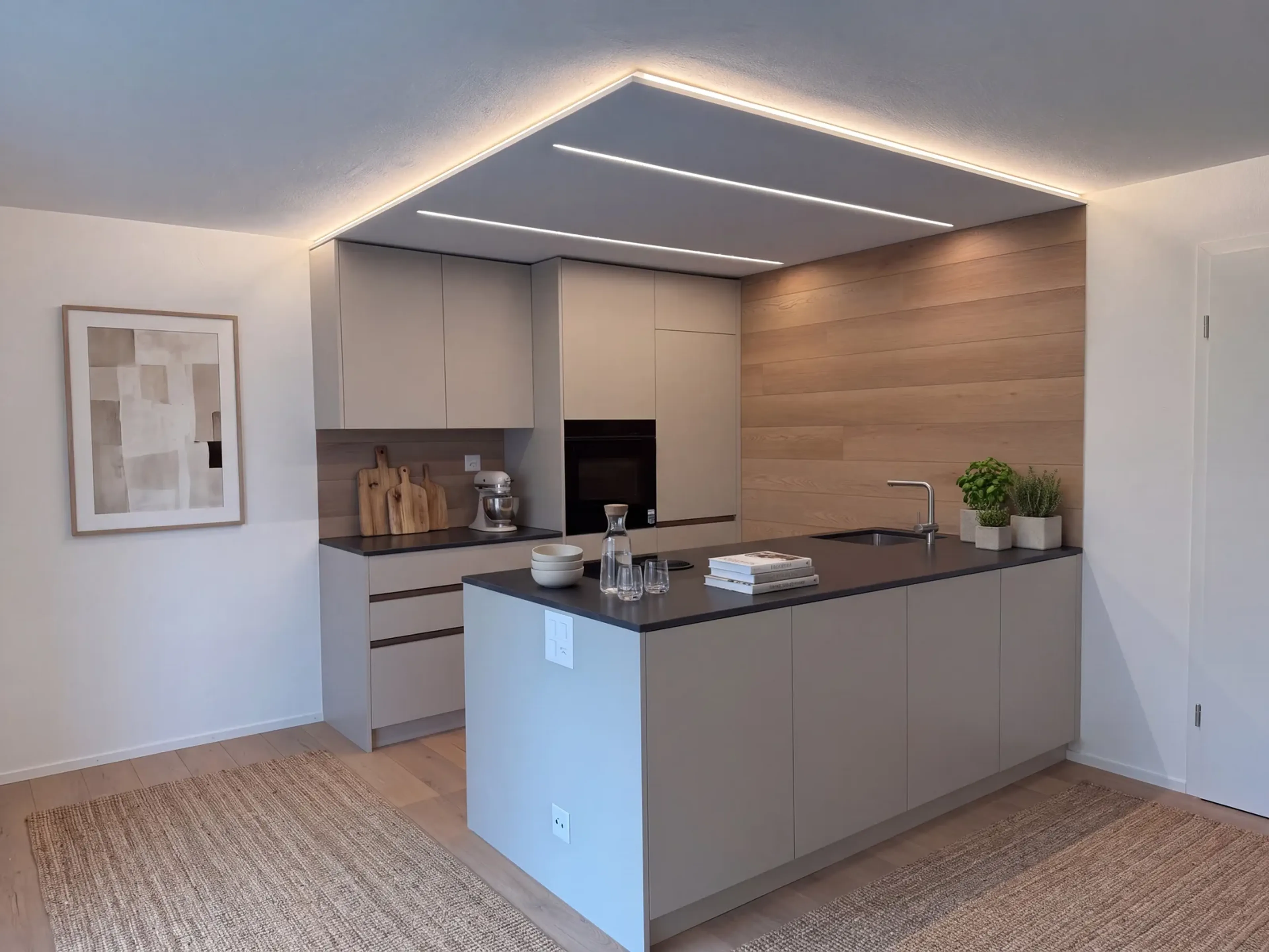 2-Zimmer-Wohnung in Feusisberg kaufen - totalsaniert mit grosser Kochinsel - 2