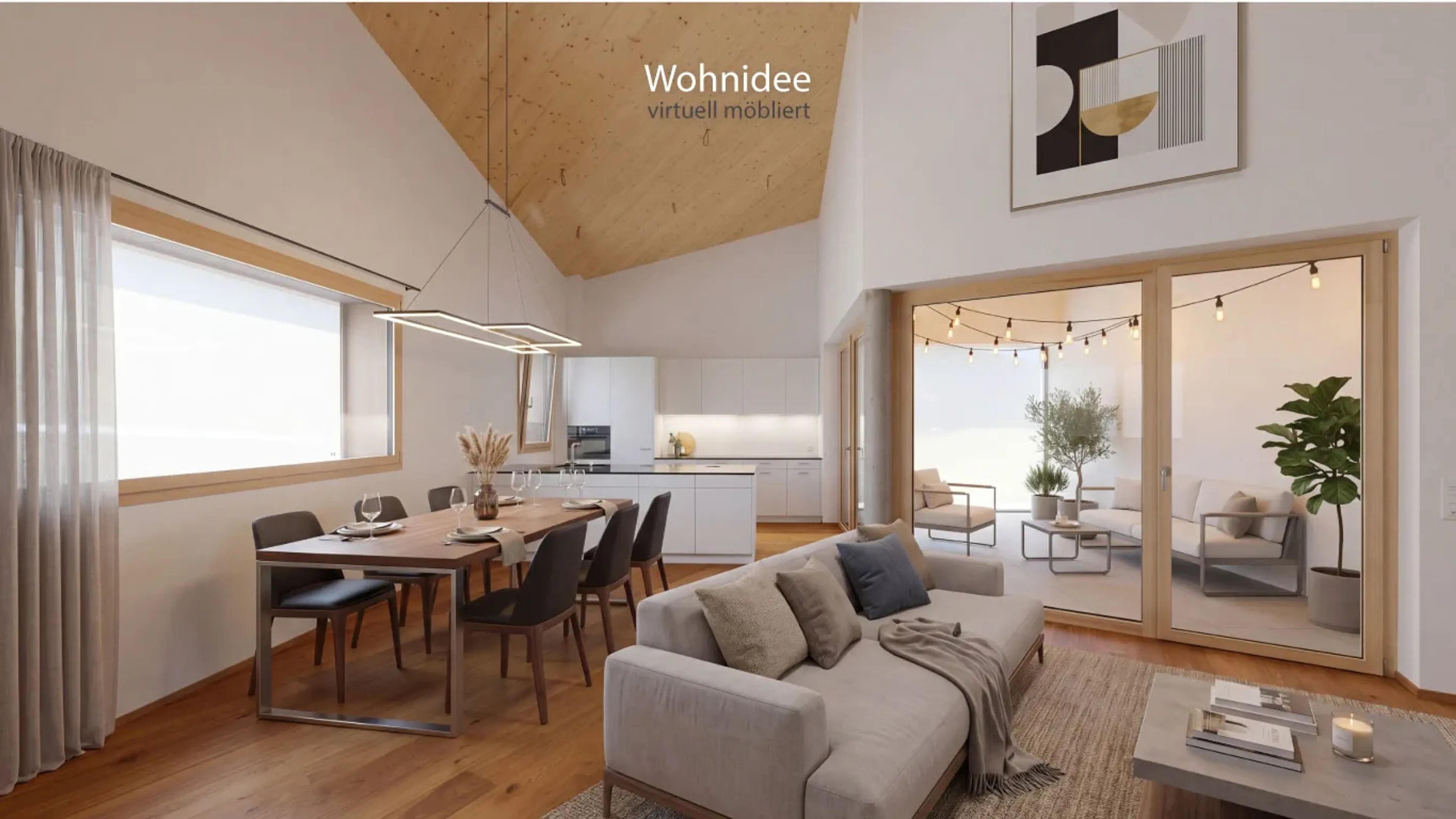 Neue 4.5-Zimmer-Attikawohnung in Schiers mieten
