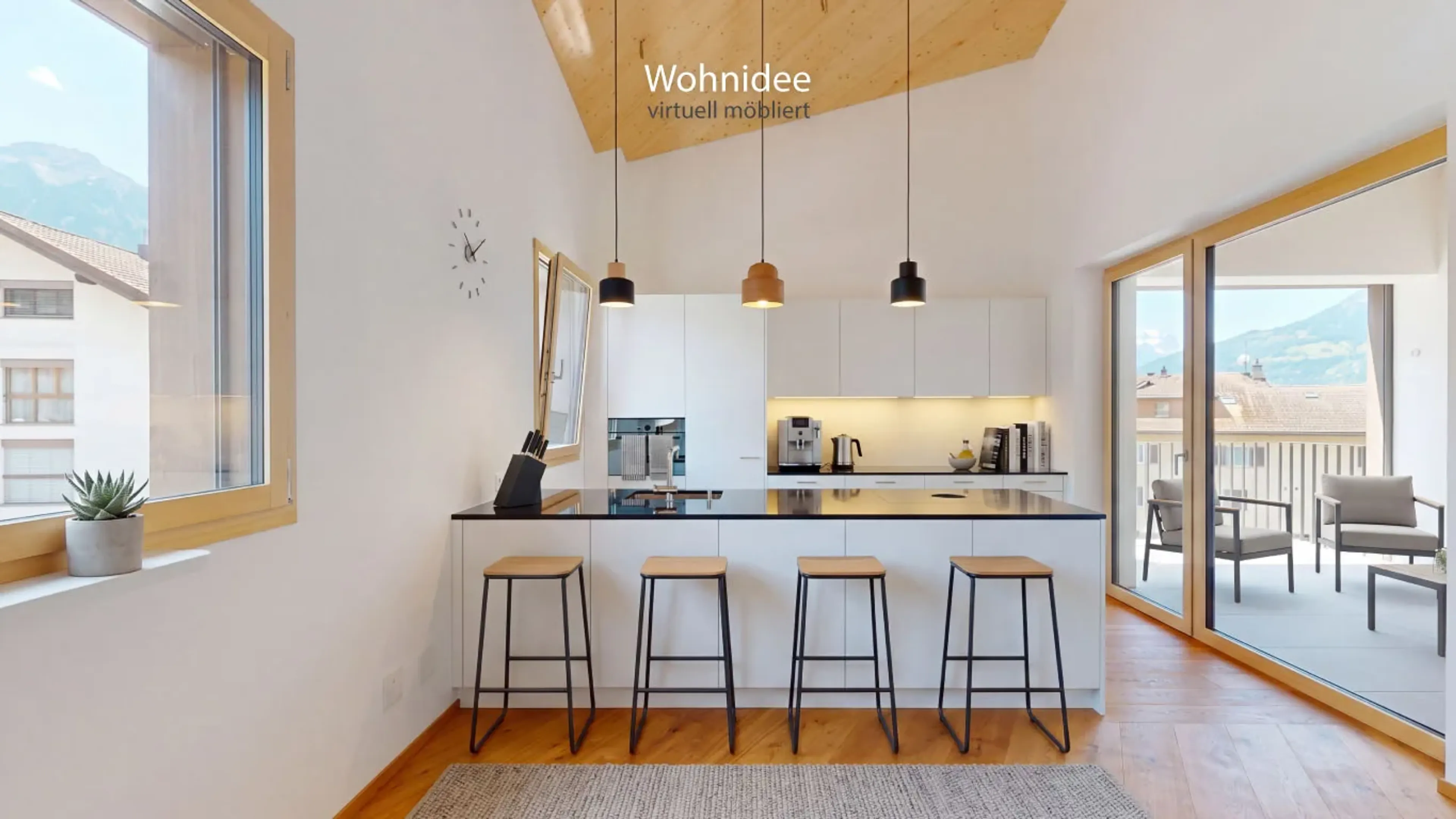 Neue 4.5-Zimmer-Attikawohnung in Schiers mieten - 4