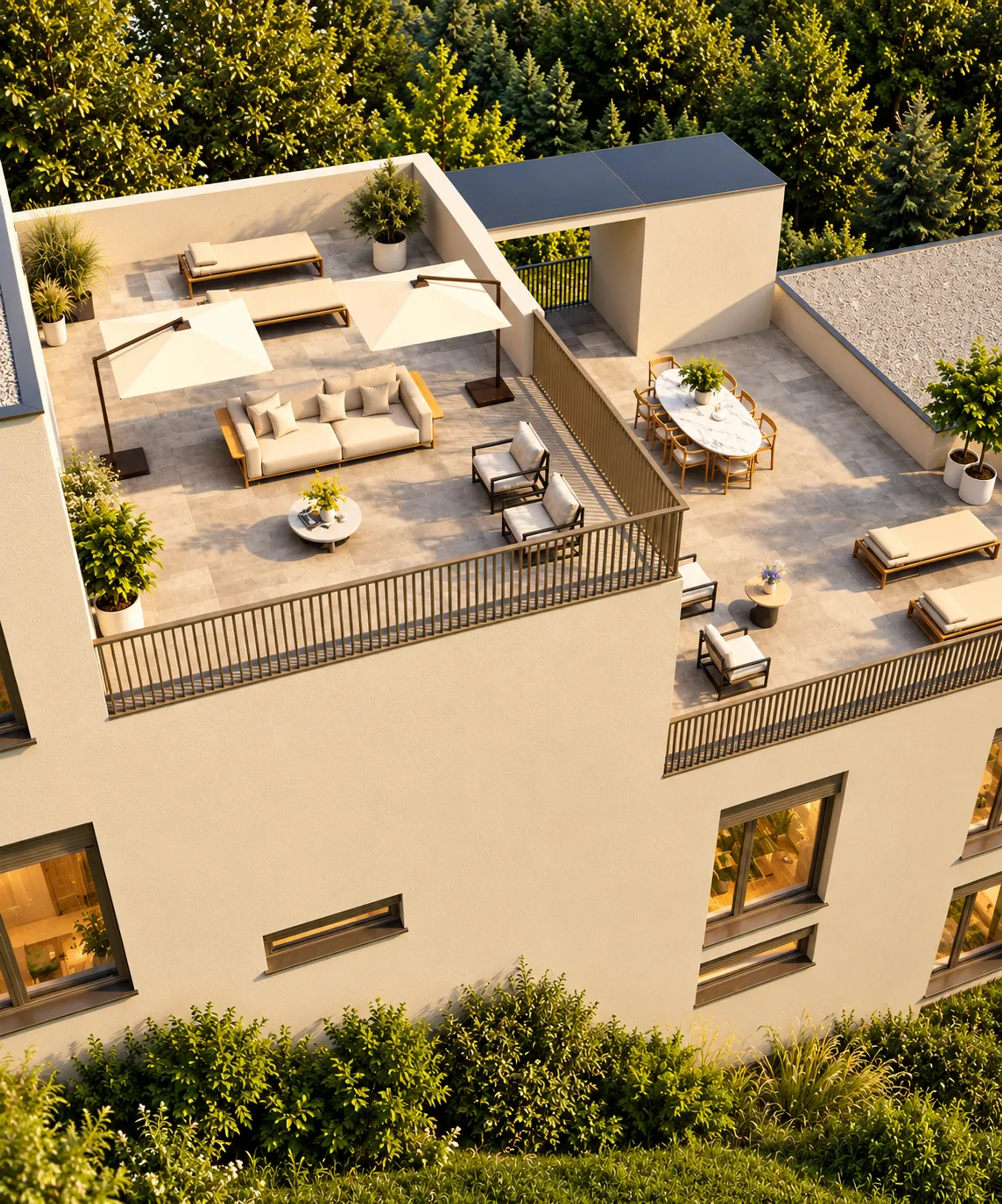 Neubauprojekt "Terra" 4.5-Zimmer-Terrassenhaus A, B und C mit Aussicht in Rieden kaufen - Bild 4