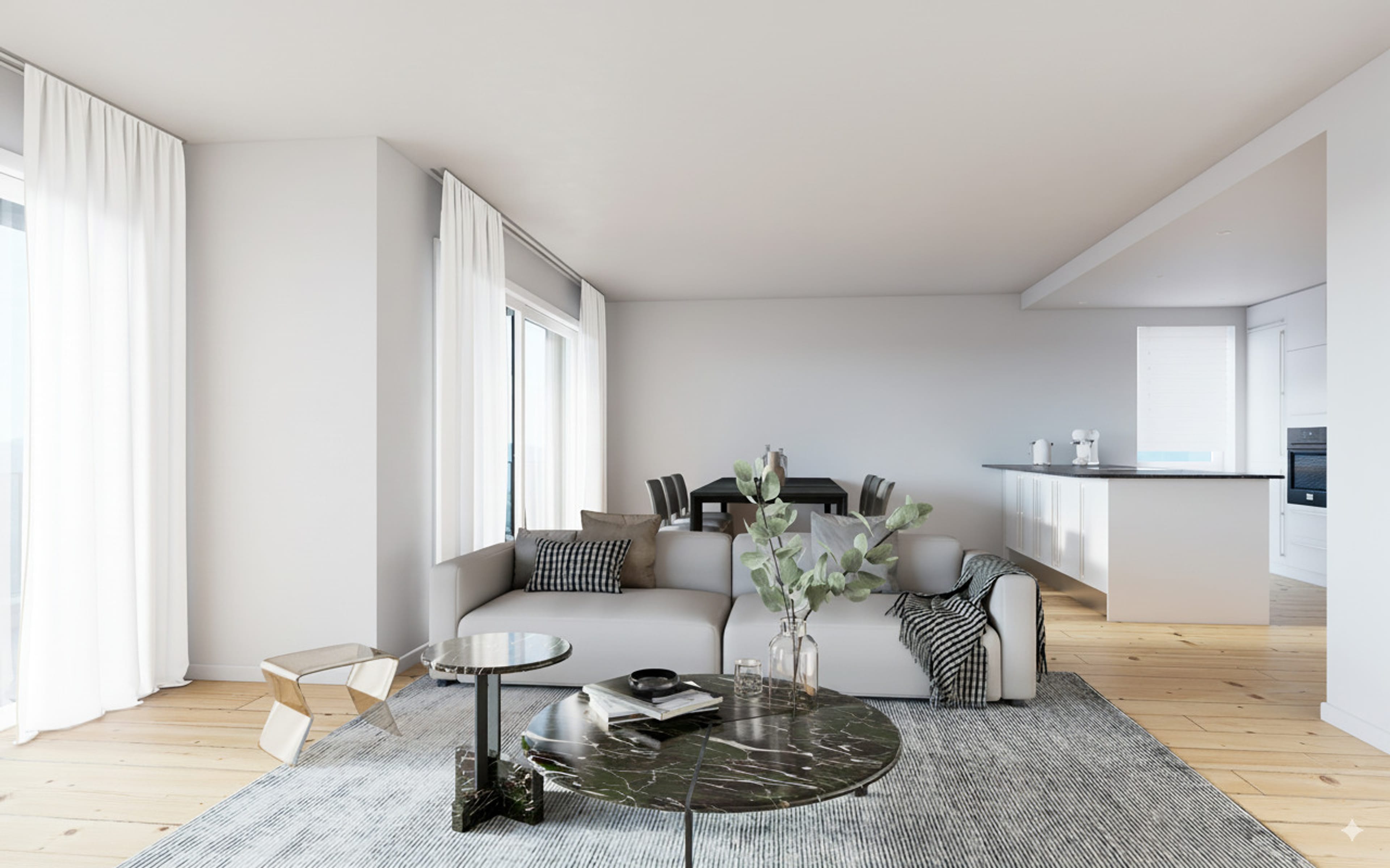 Grosszügige 4.5-Zimmer-Wohnung an sonniger Hanglage - Bild 1