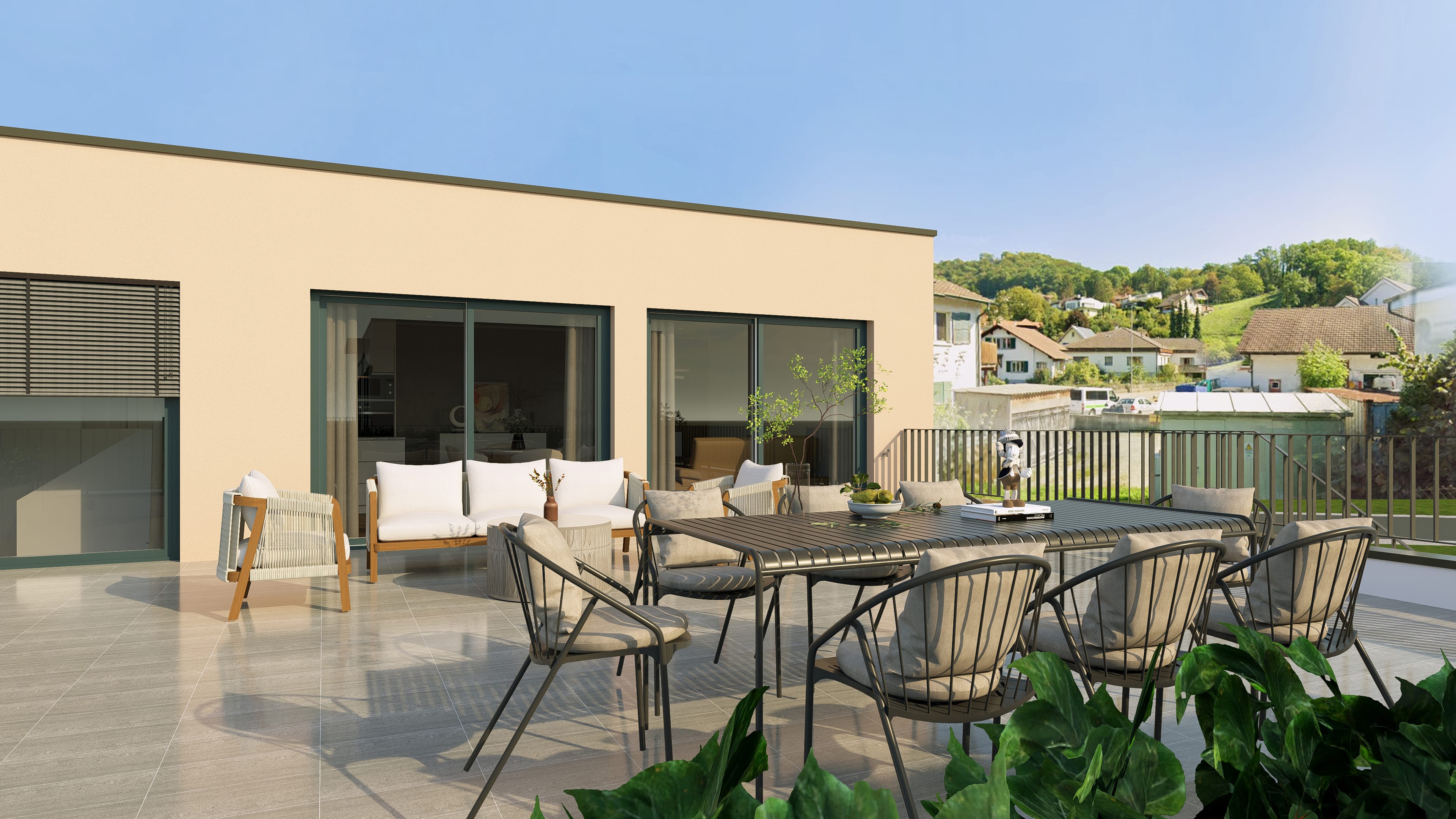 TAG DER OFFENEN TÜR – 12. SEPTEMBER 2026 Neubau an sonniger Lage – modernes 5.5-Zimmer-Einfamilienhaus mit viel Licht und grosszügiger Terrasse . - 5