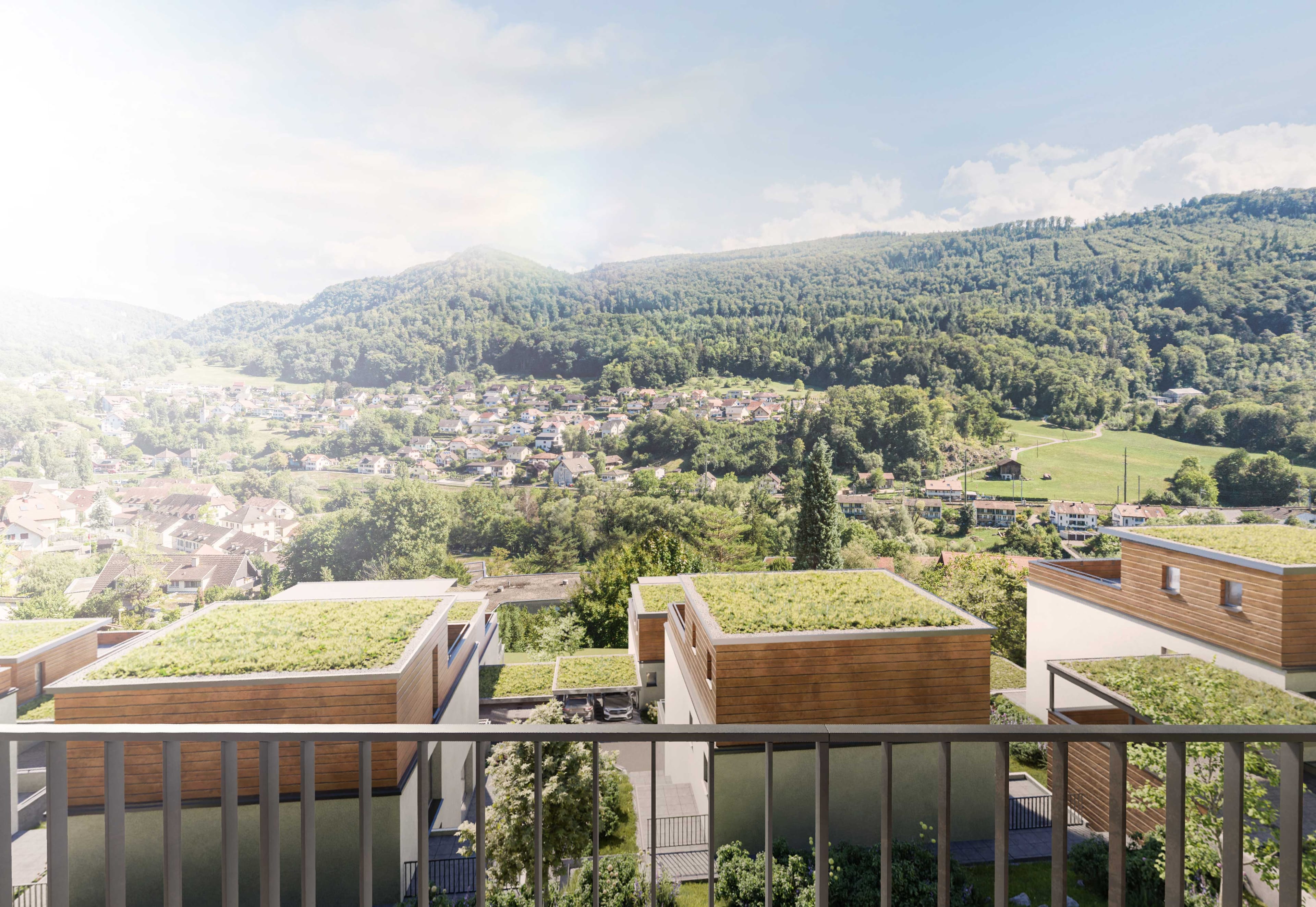 Exklusive 4.5 Zimmer Neubauwohnung mit viel Licht und Aussicht - 7