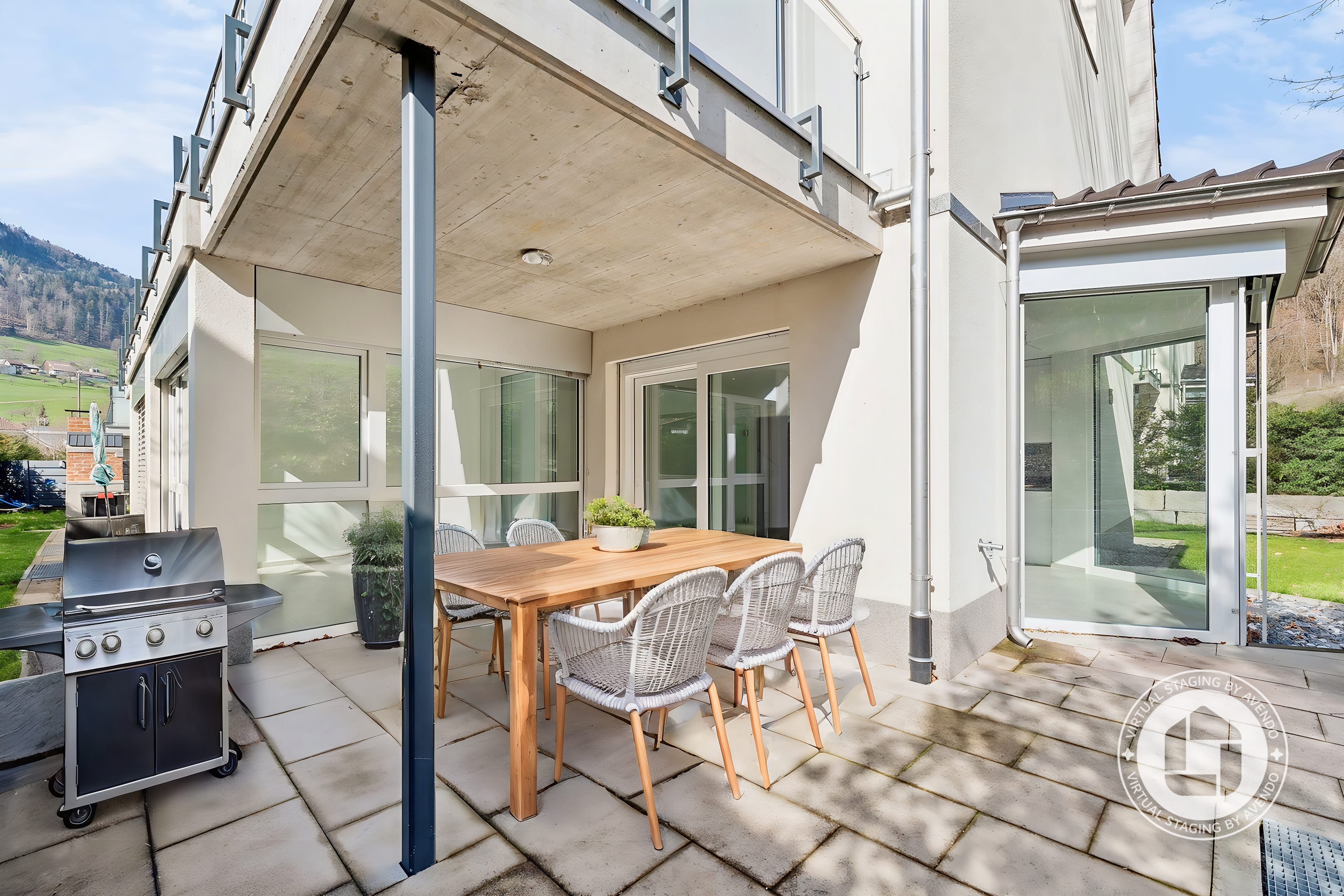 Stilvolles Wohnen: 5.5-Zimmer-Doppelhaus mit Wintergarten - Bild 5
