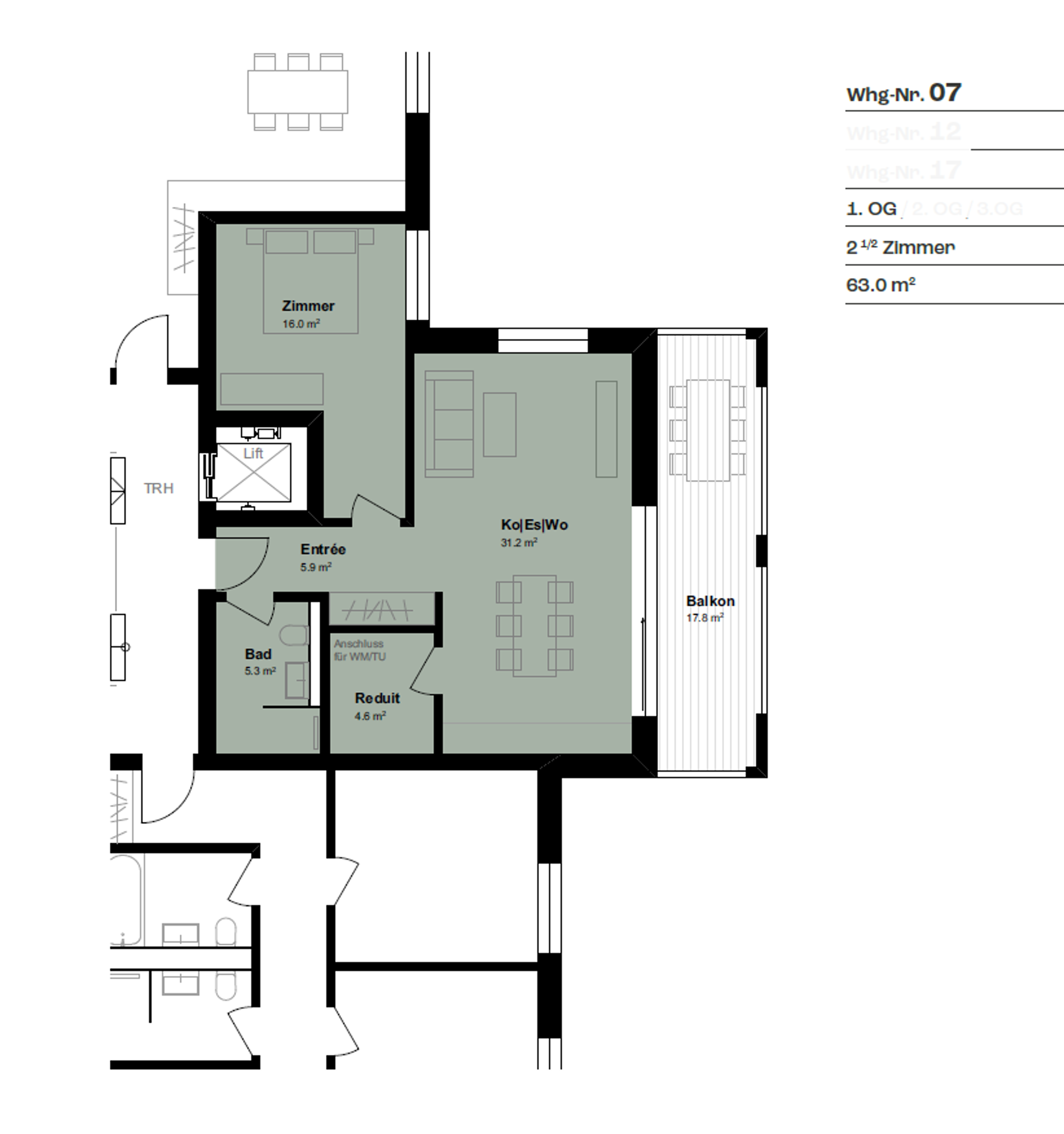 Hochwertige Neubauwohnung mit geräumigem Balkon in Schaffhausen - 11