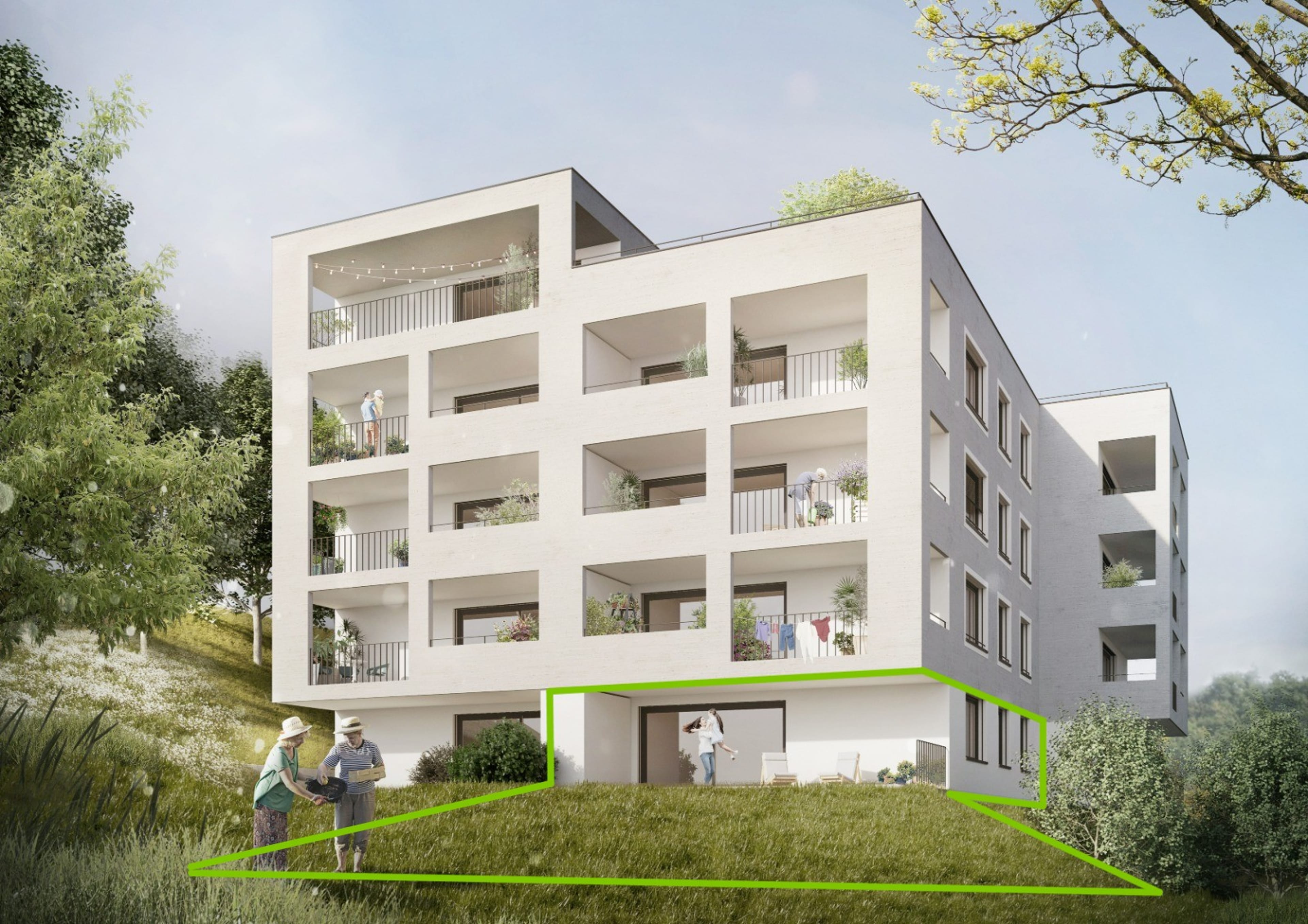 Erstbezug 3.5 Zimmer Gartenwohnung - W03 - 9