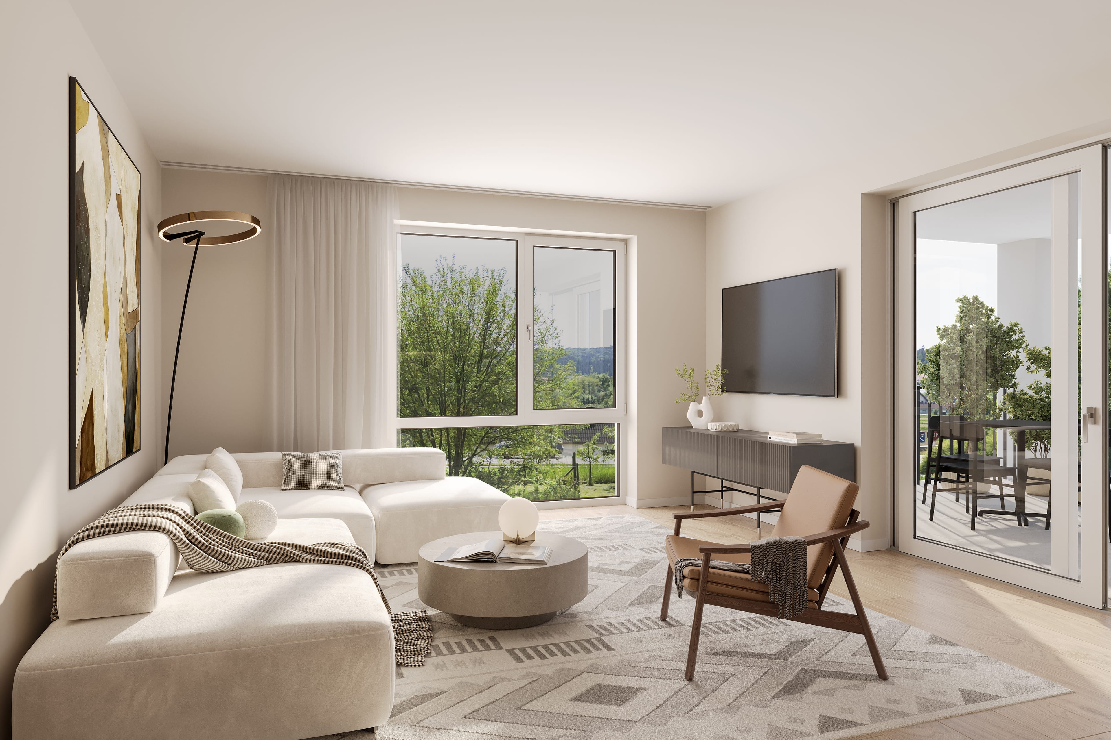4.5-Zi.-Neubau mit Weitsicht & Balkon in Schaffhausen - kaufen - Bild 1