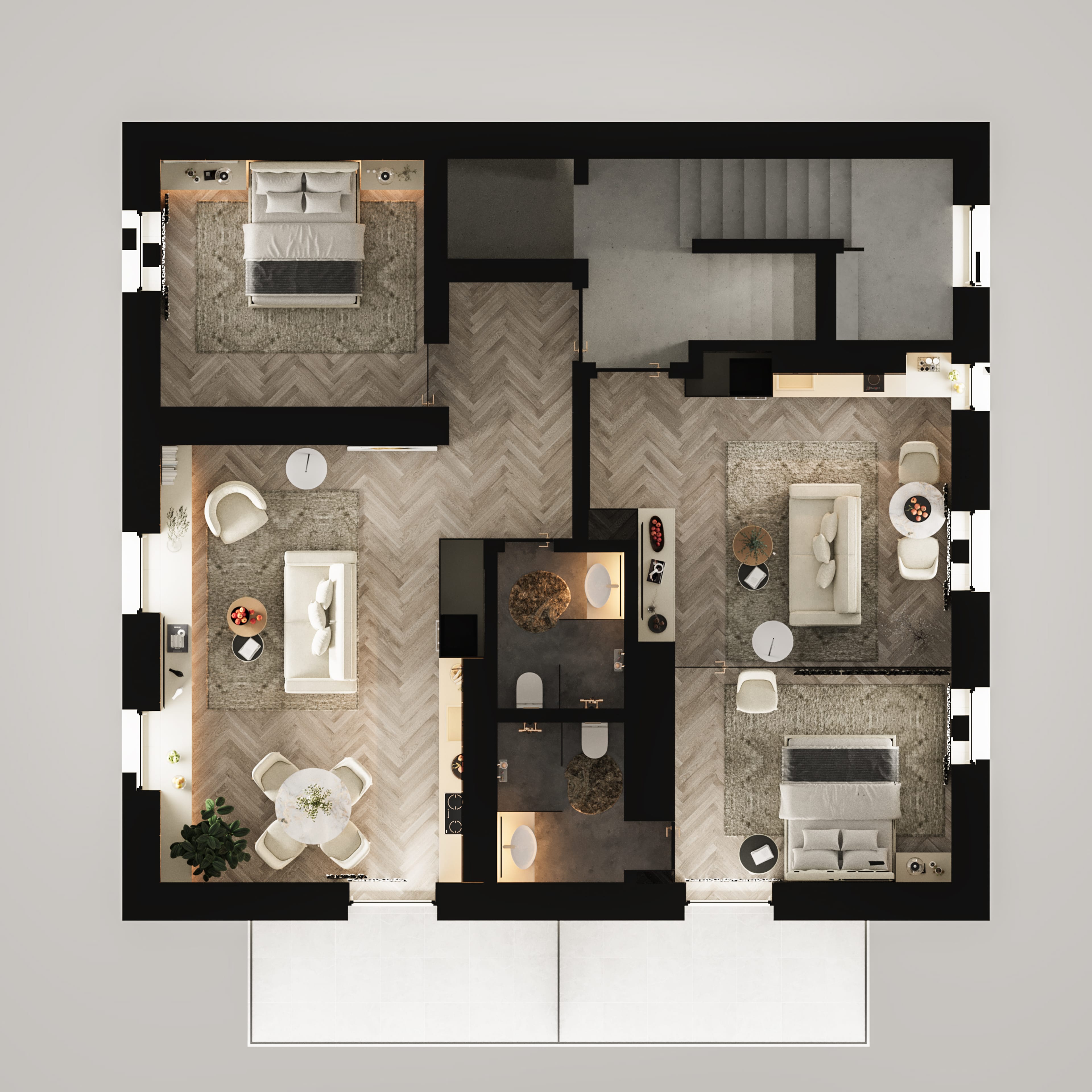 Stilvolle 2.5-Zimmer-Stadtwohnungen in Zürich mit hochwertiger Vollausstattung - Bild 2